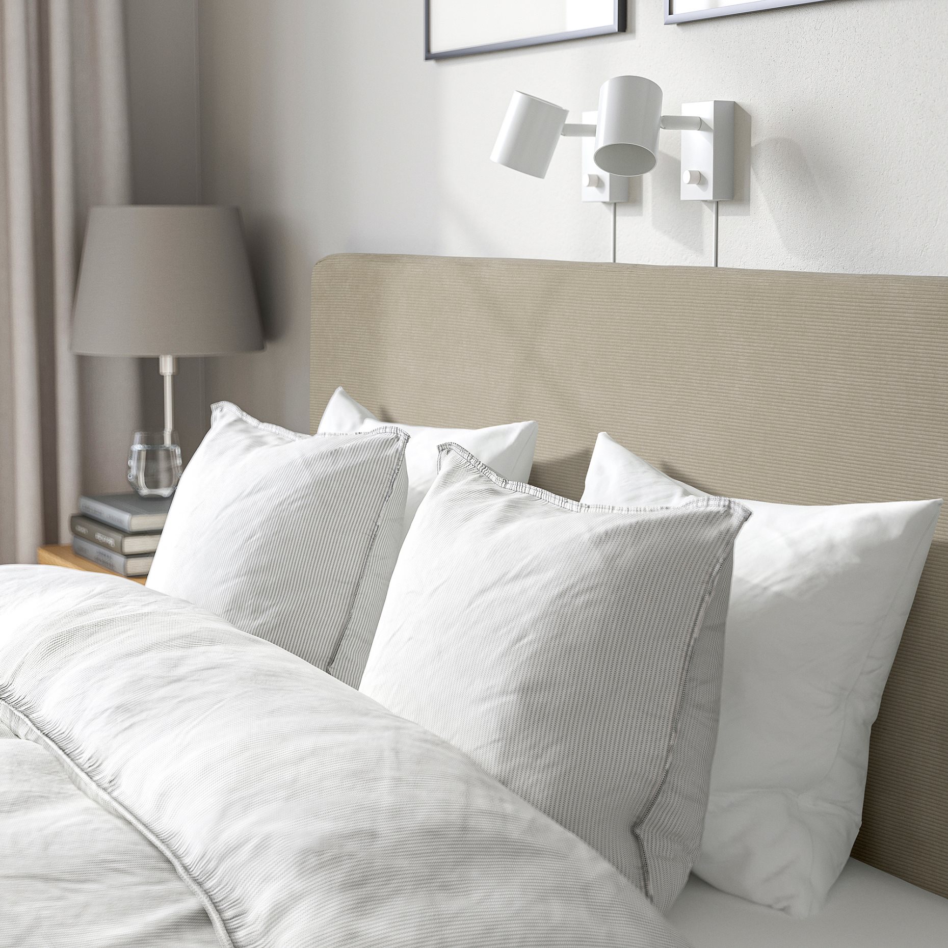 TARNKULLEN, тапицирана рамка за легло, 160x200 см, 696.081.28