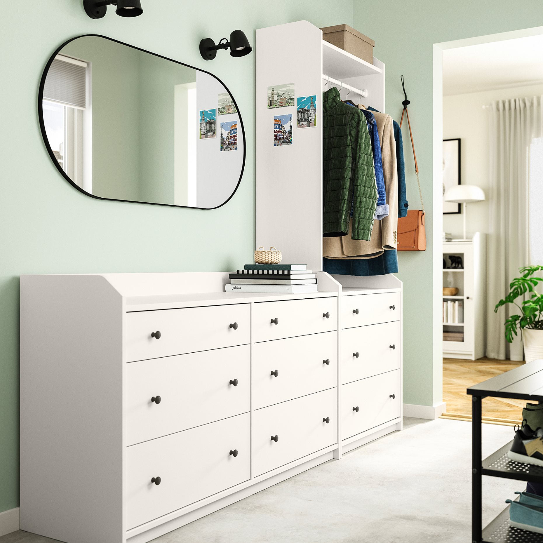 HAUGA, комб. артикули за съхранение, 696.116.49