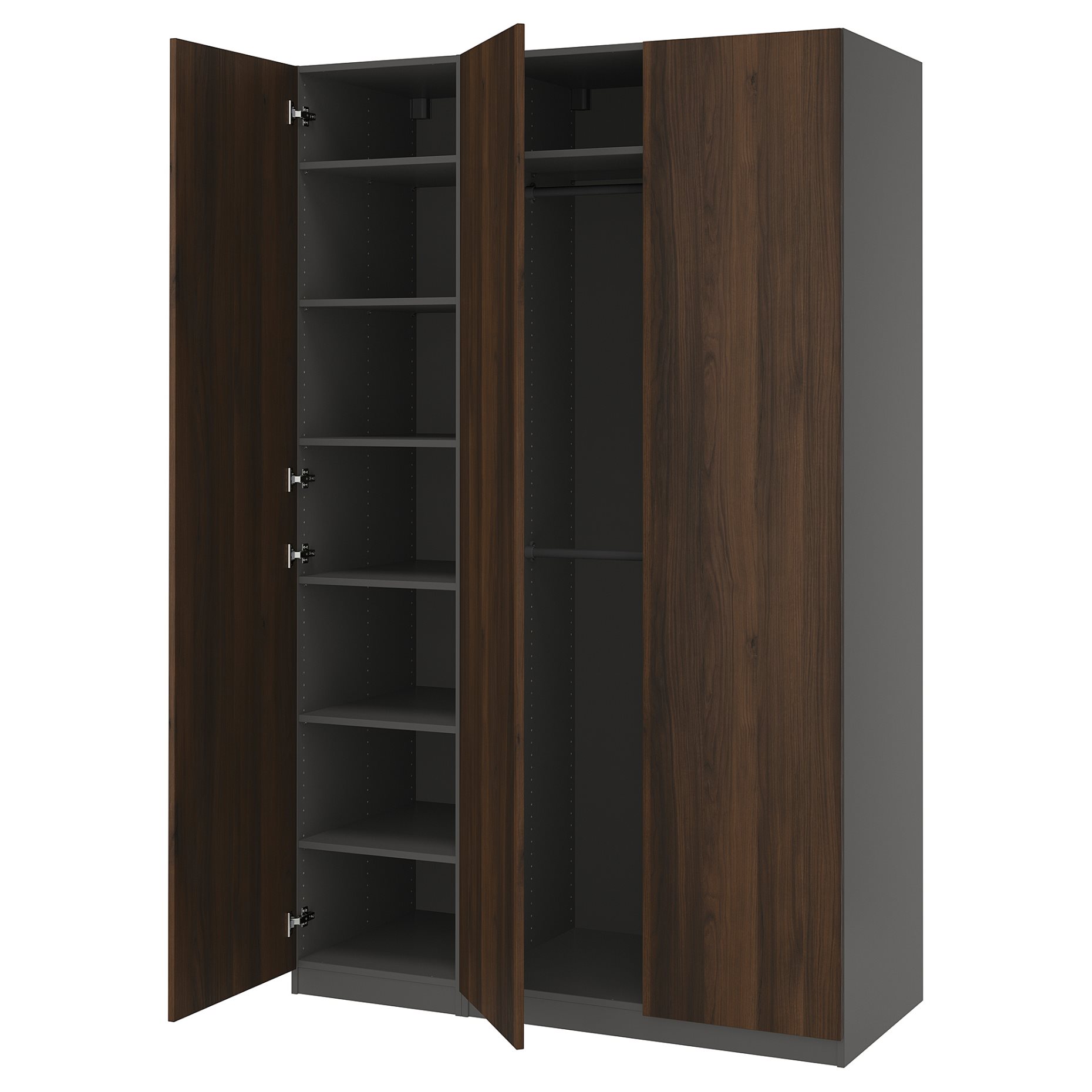 PAX/STORKLINTA, гардероб - комбинация, 150x58x236 см, 696.250.95