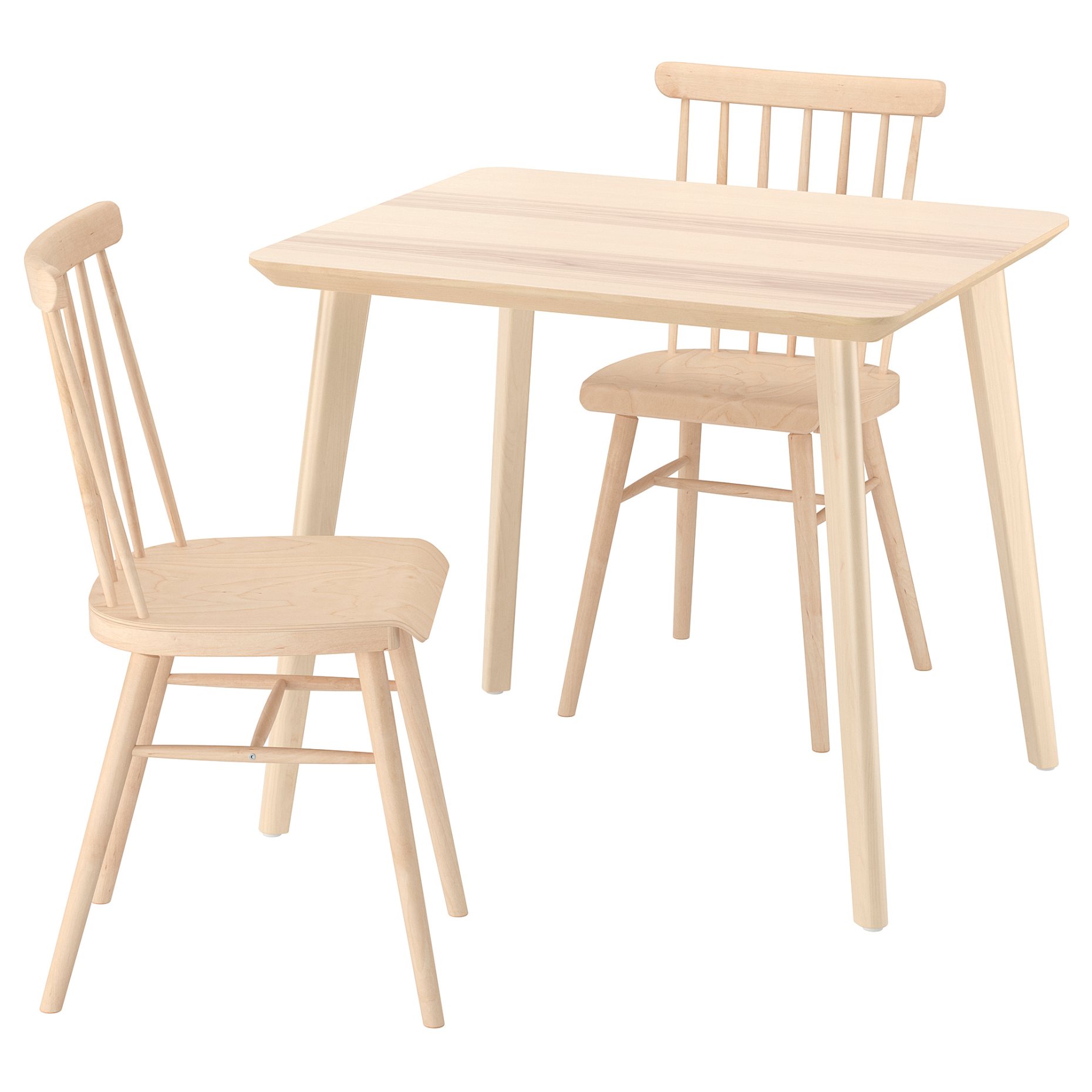 LISABO/HÖGVED, маса и 2 стола, 88 см, 696.300.92