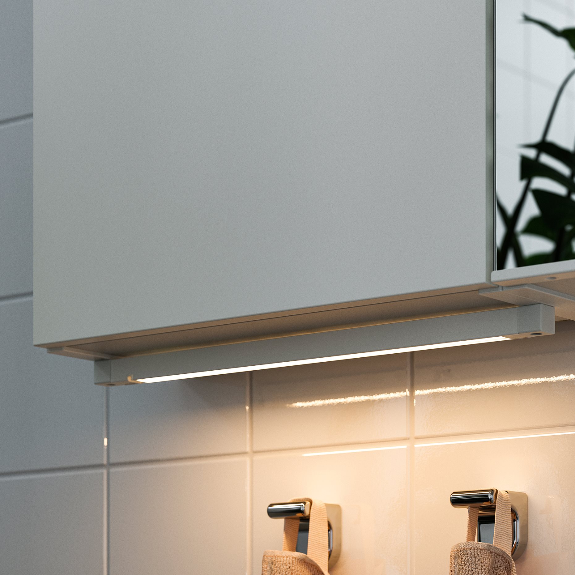 SILVERGLANS, LED освет. лента за баня,  с регулиране  на светлината, 40 см, 705.286.68