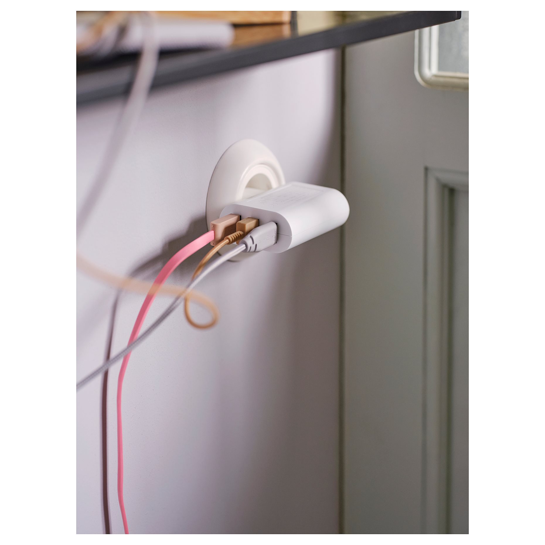 SMÅHAGEL, USB зарядно с 3 гнезда, 705.440.79