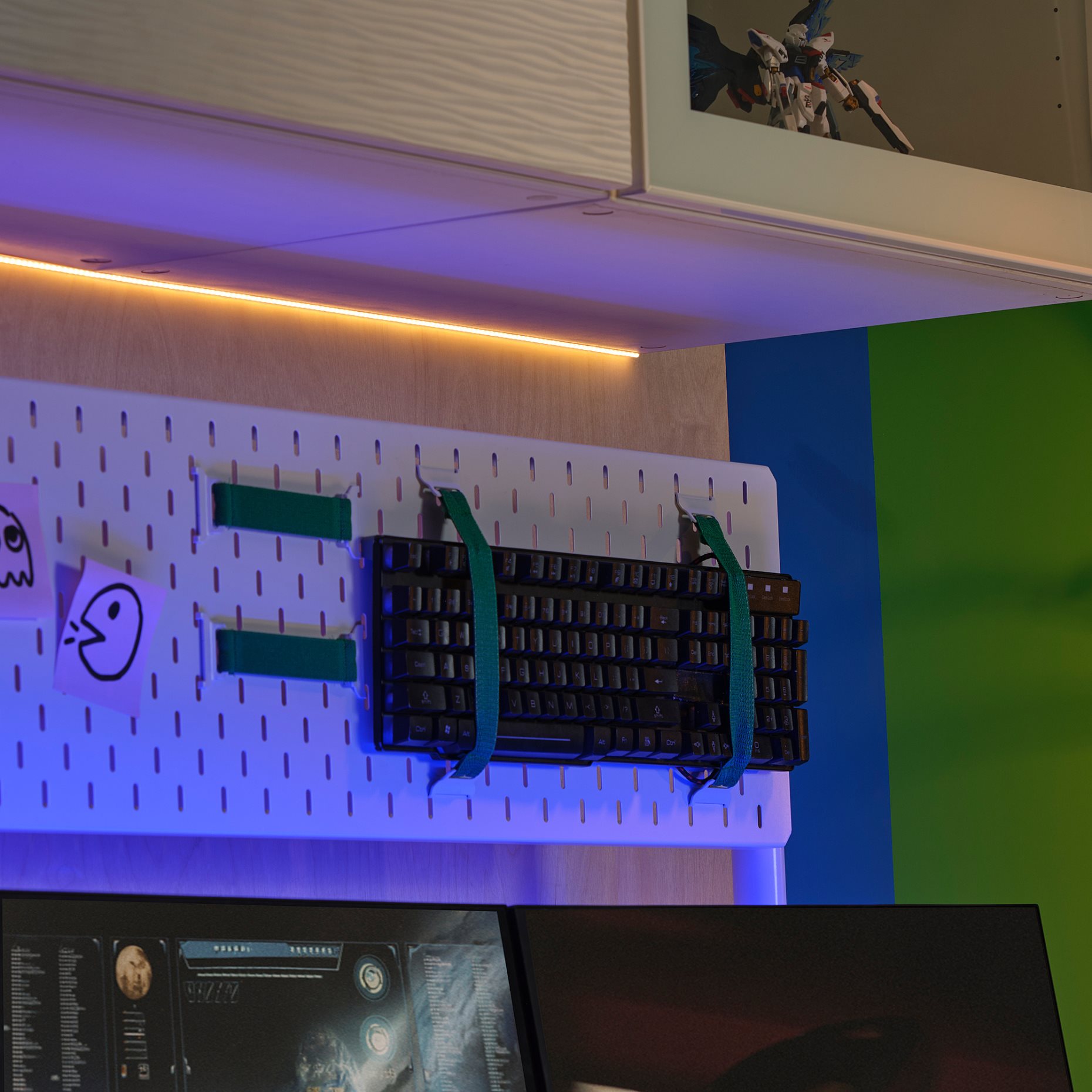 KABBLEKA, LED лента с USB, 3 м, регул. на силата на светлината, 705.946.01