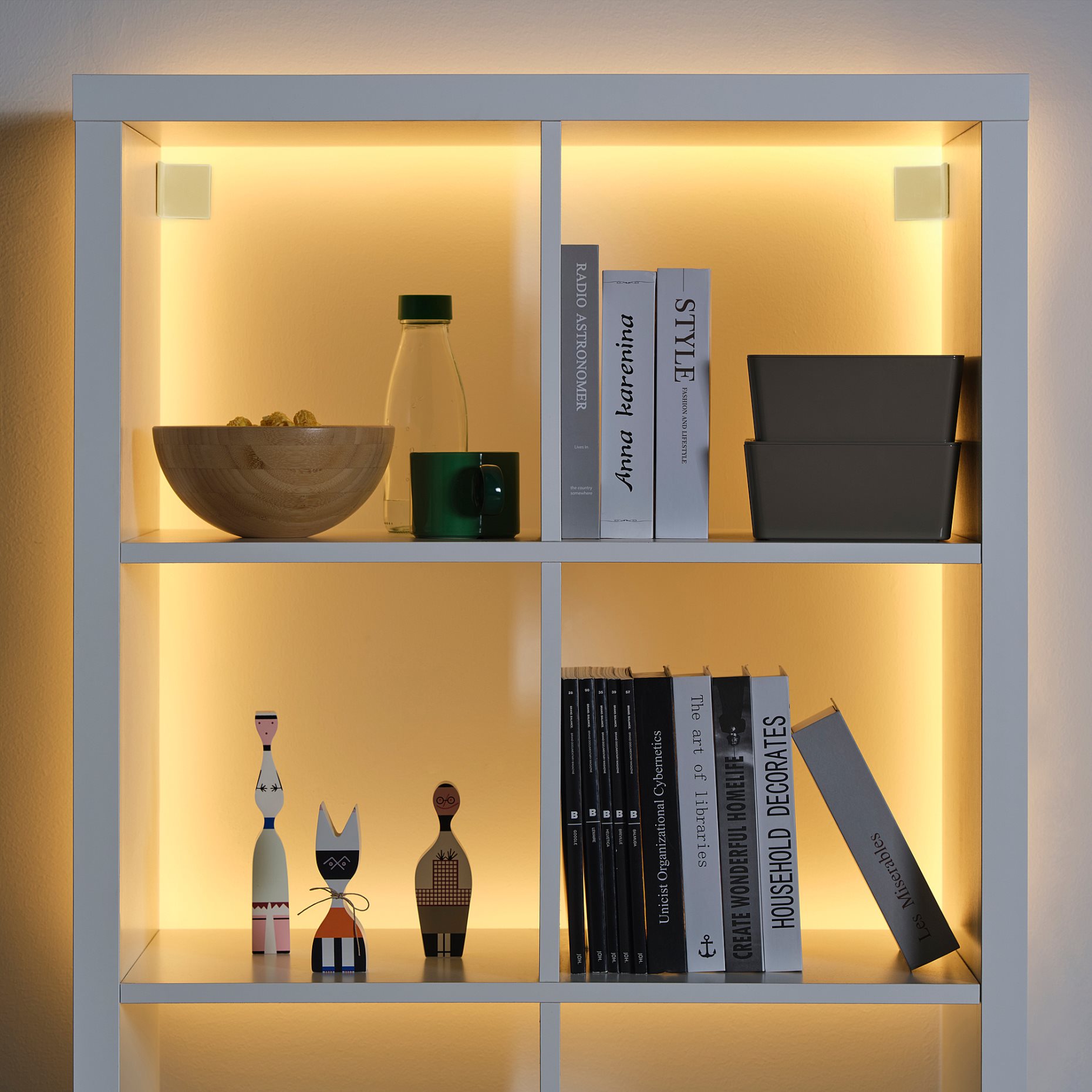 KABBLEKA, LED лента с USB, 3 м, регул. на силата на светлината, 705.946.01