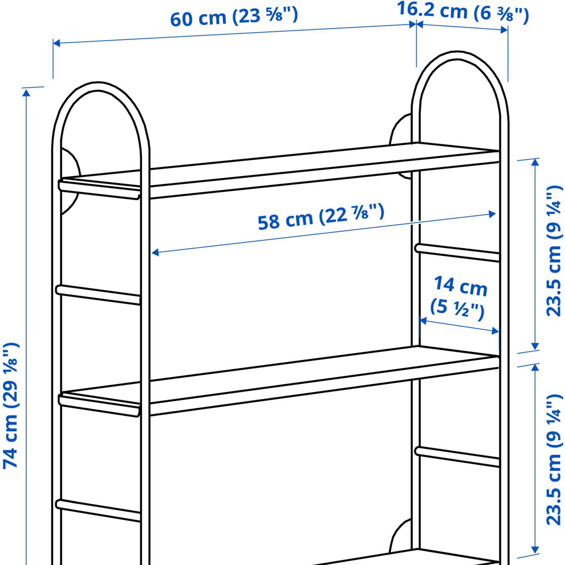 FÄRGSÄTTARE, стенен рафт, 705.957.85