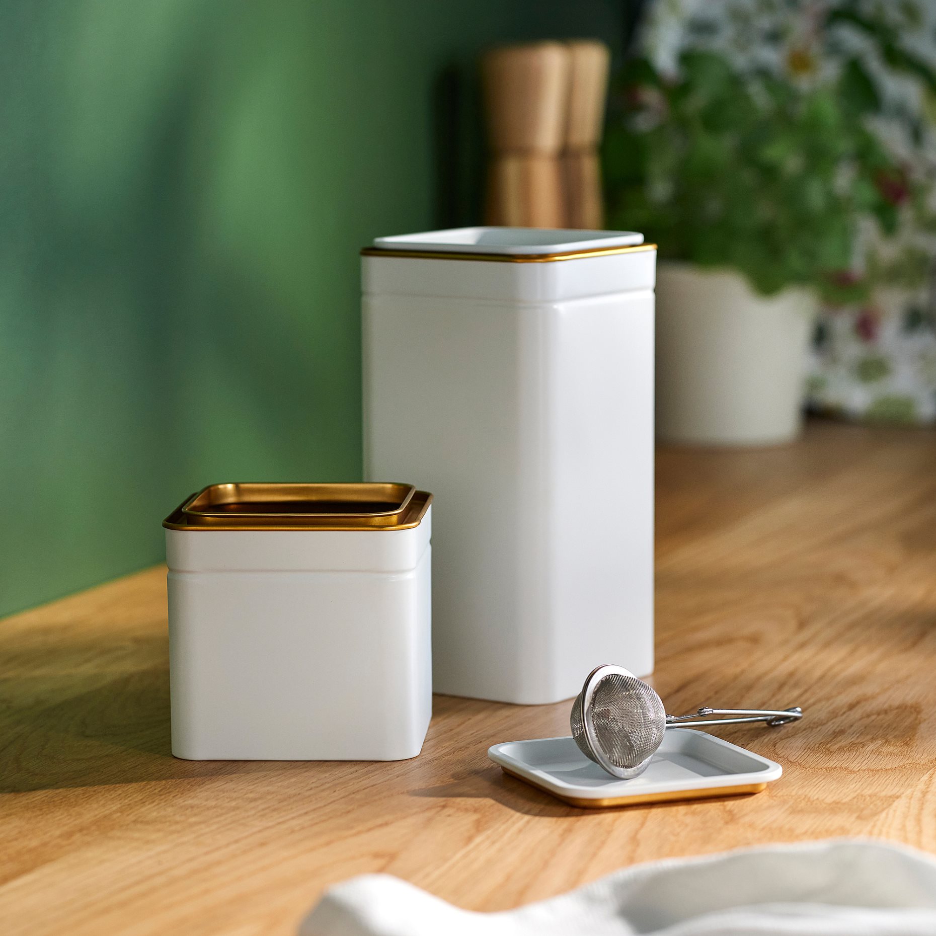 BLOMNING, кутия с капак, 10x10x20 см, 706.090.23