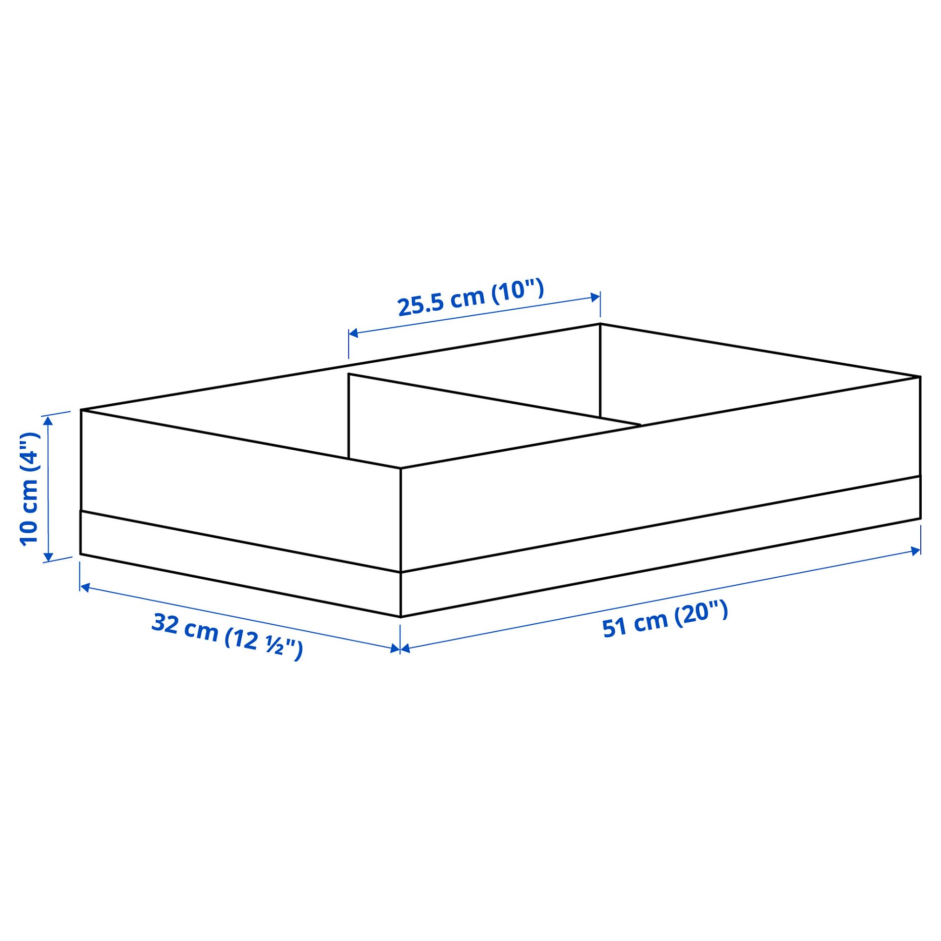 STUK, кутия за аксесоари, 32x51x10 см, 706.215.29