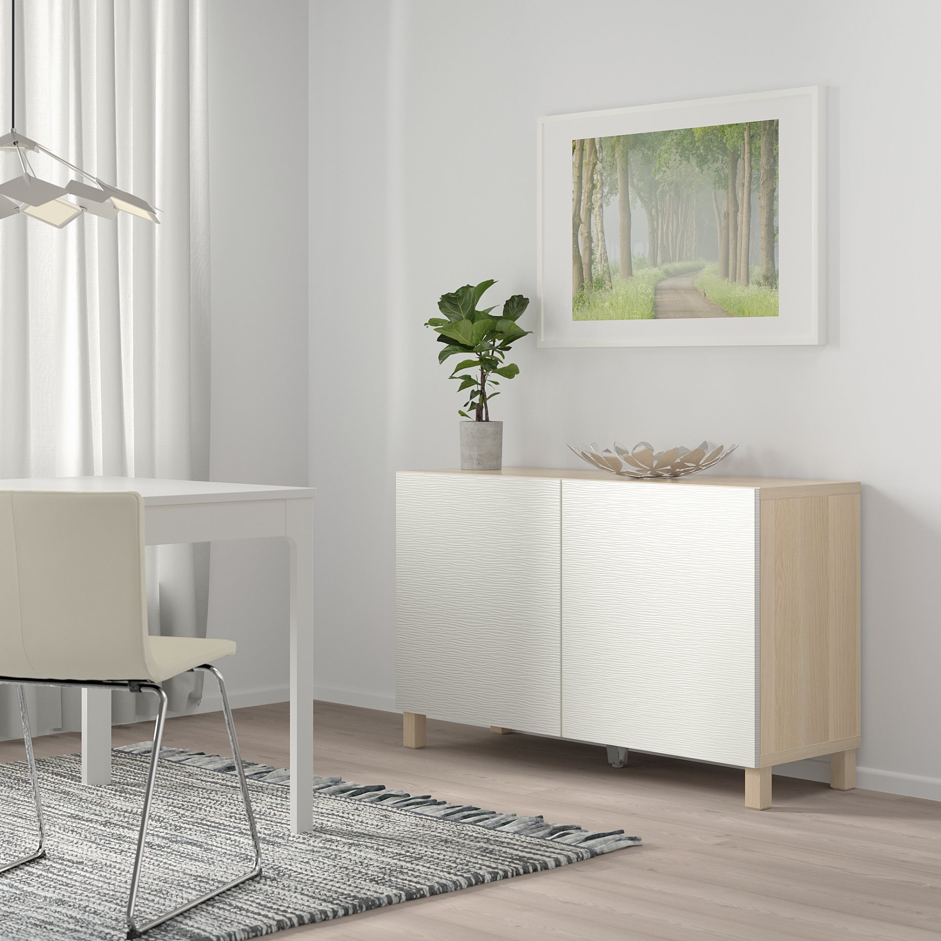 BESTÅ, комбиниран артикул за съхранение с врати, 792.099.97