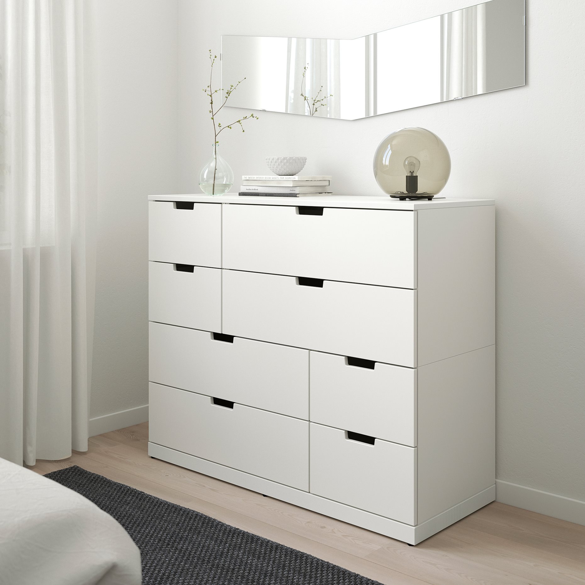 NORDLI, скрин с 8 чекмеджета, 792.395.03