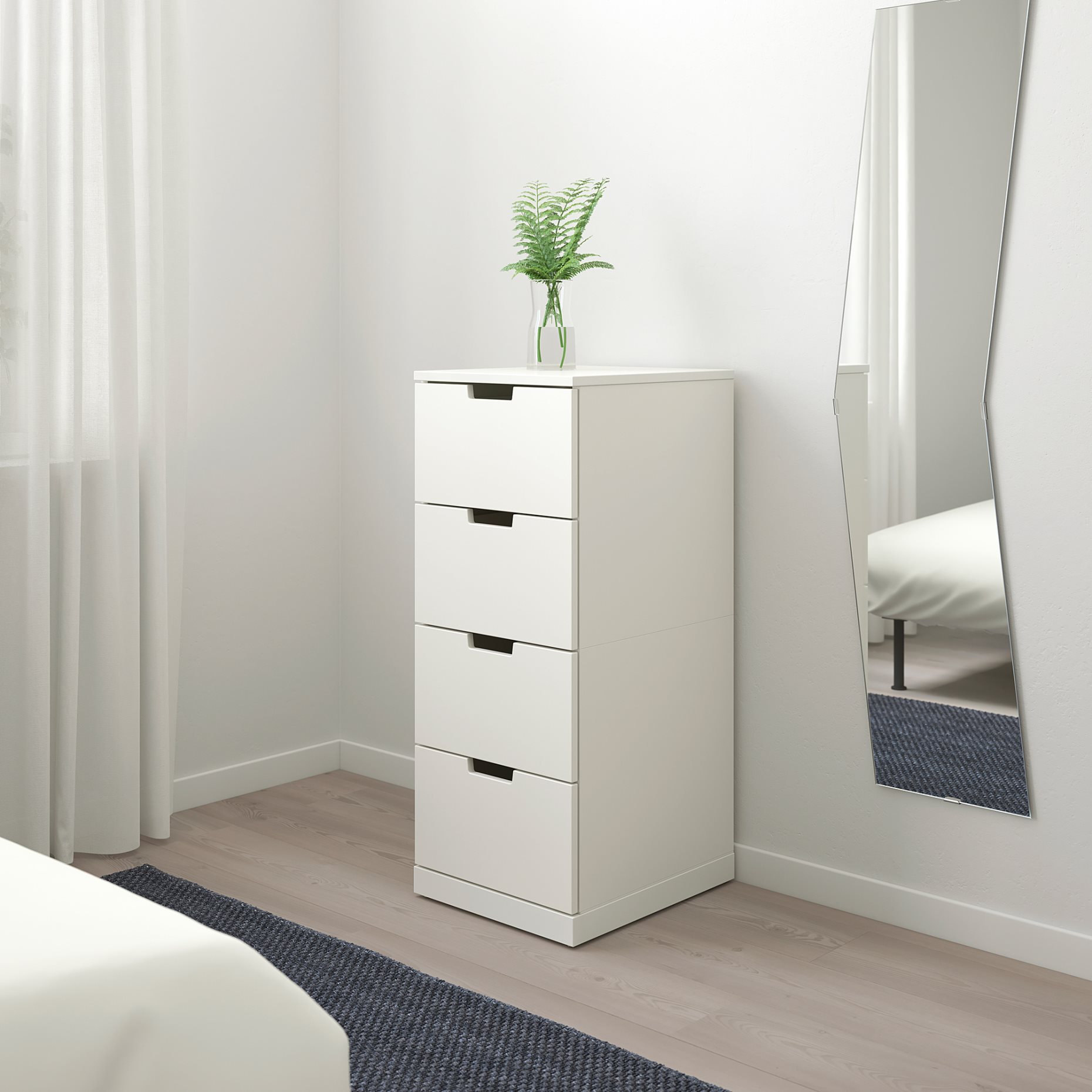 NORDLI, скрин с 4 чекмеджета, 792.398.43