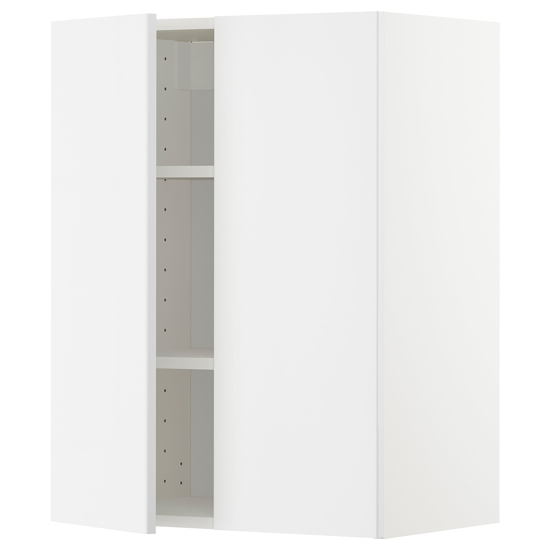 METOD, стенен шкаф с рафтове/2 вратички, 794.582.89