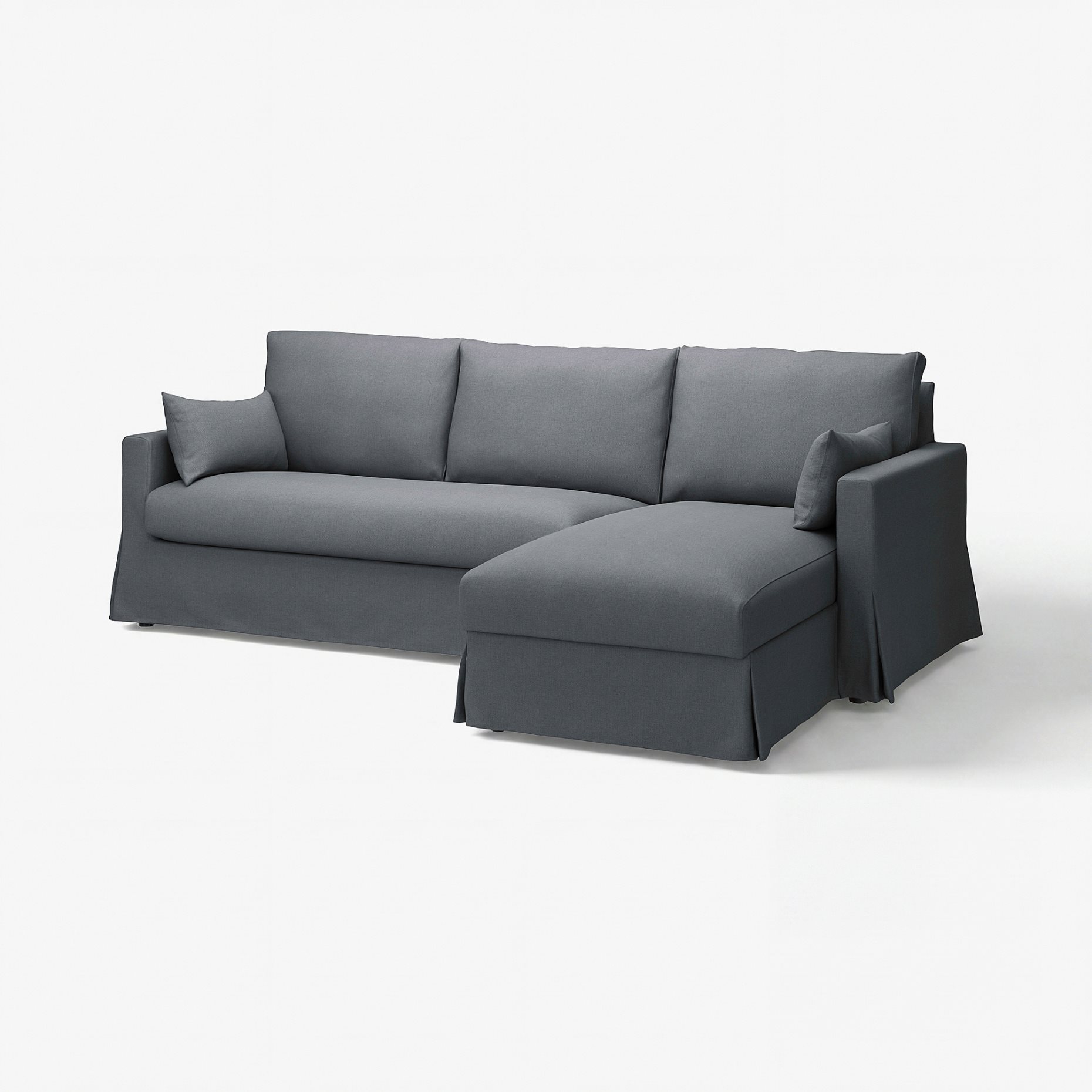 HYLTARP, 3-местен диван с лежанка, отдясно, 795.149.64