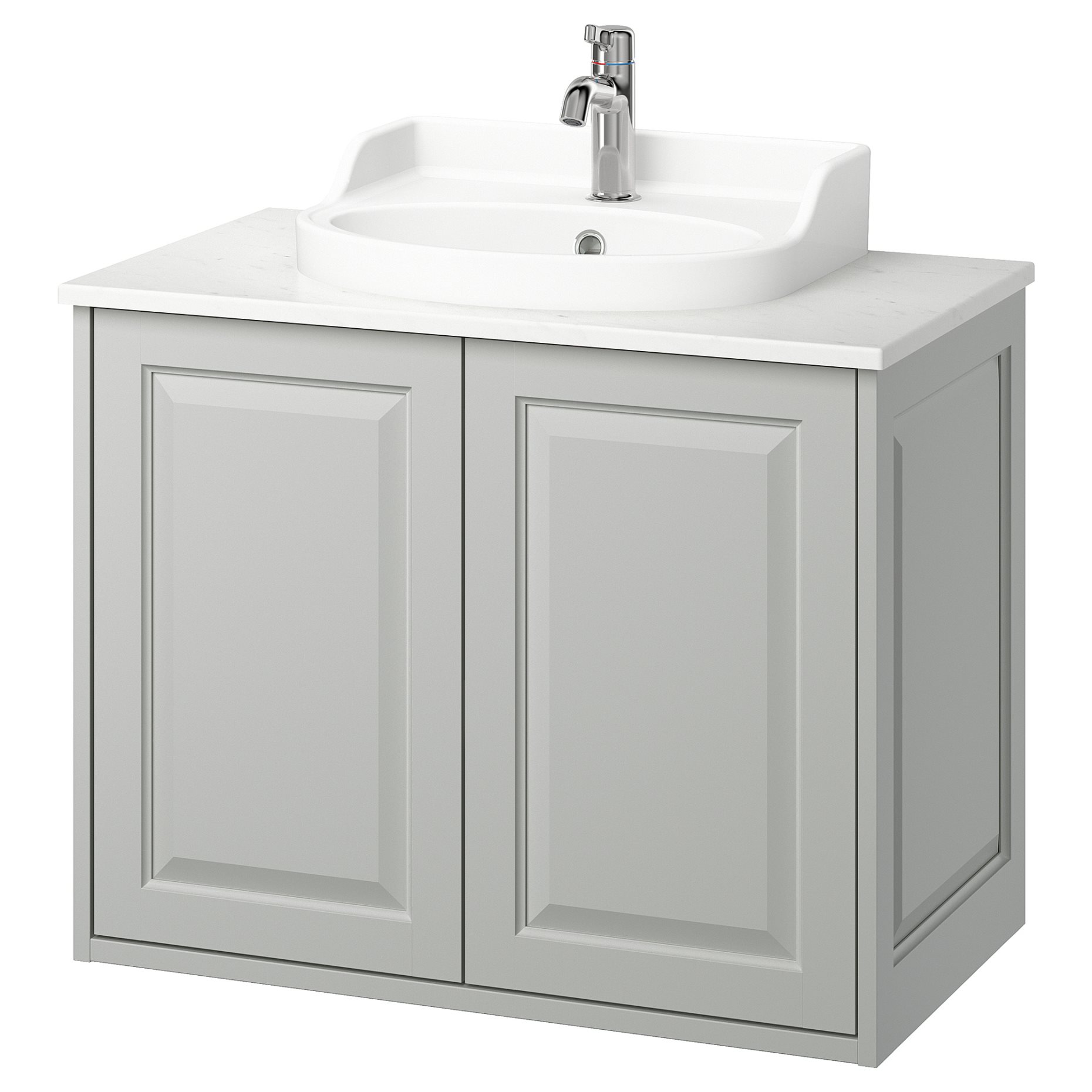 TANNFORSEN/RUTSJON, шкаф с врати/мивка/смесител, 795.299.89