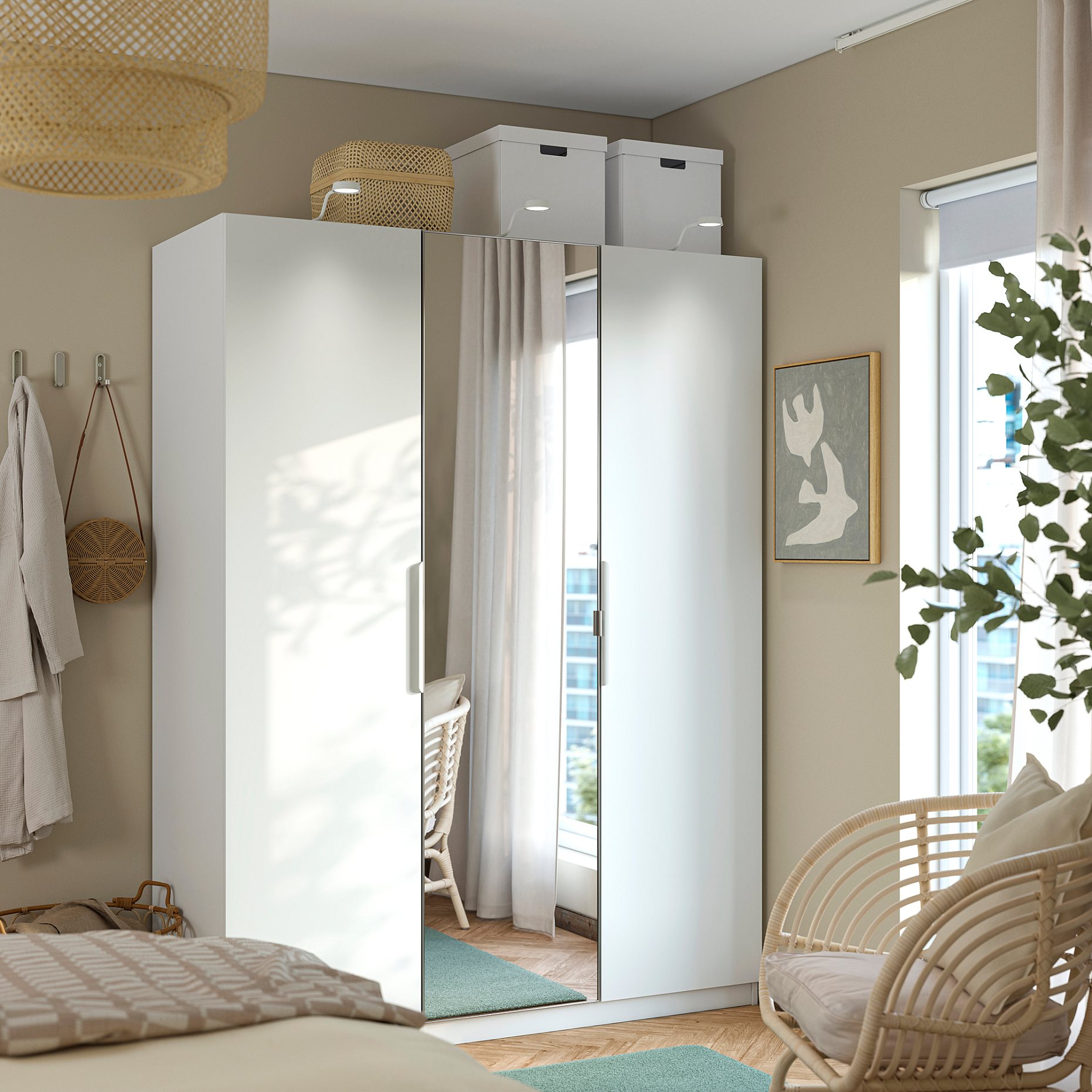 PAX/FORSAND/AHEIM, гардероб - комбинация, 795.536.44