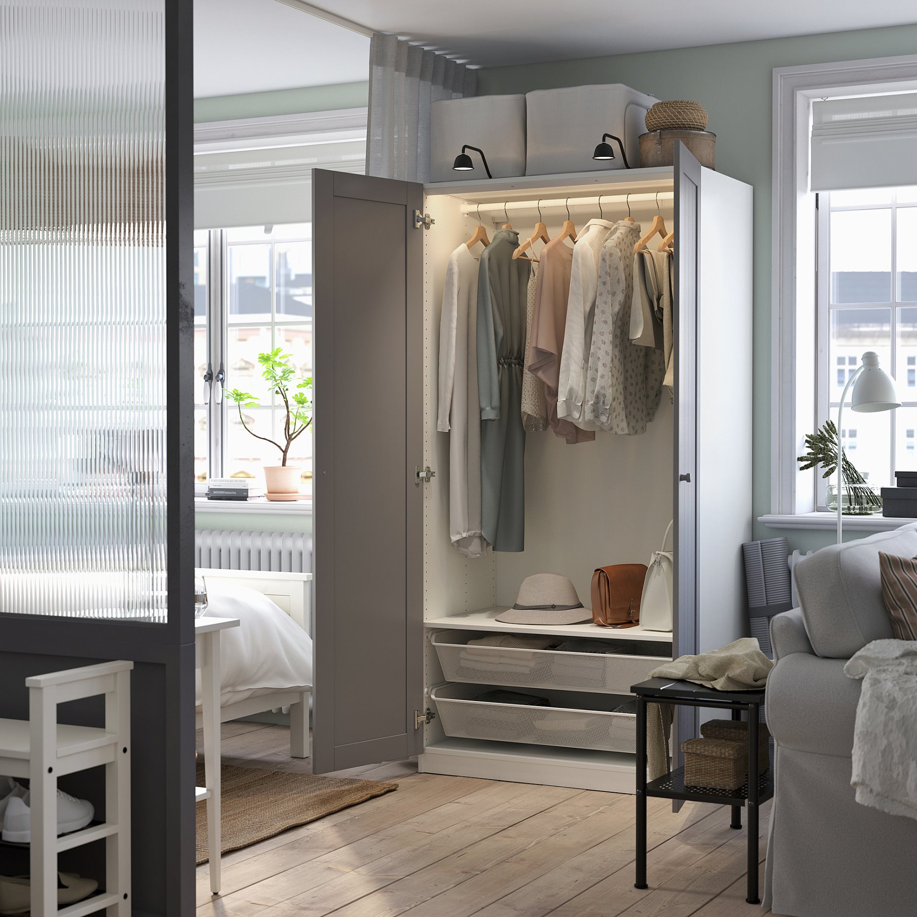 PAX/GULLABERG, Гардероб - комбинация, 795.629.88