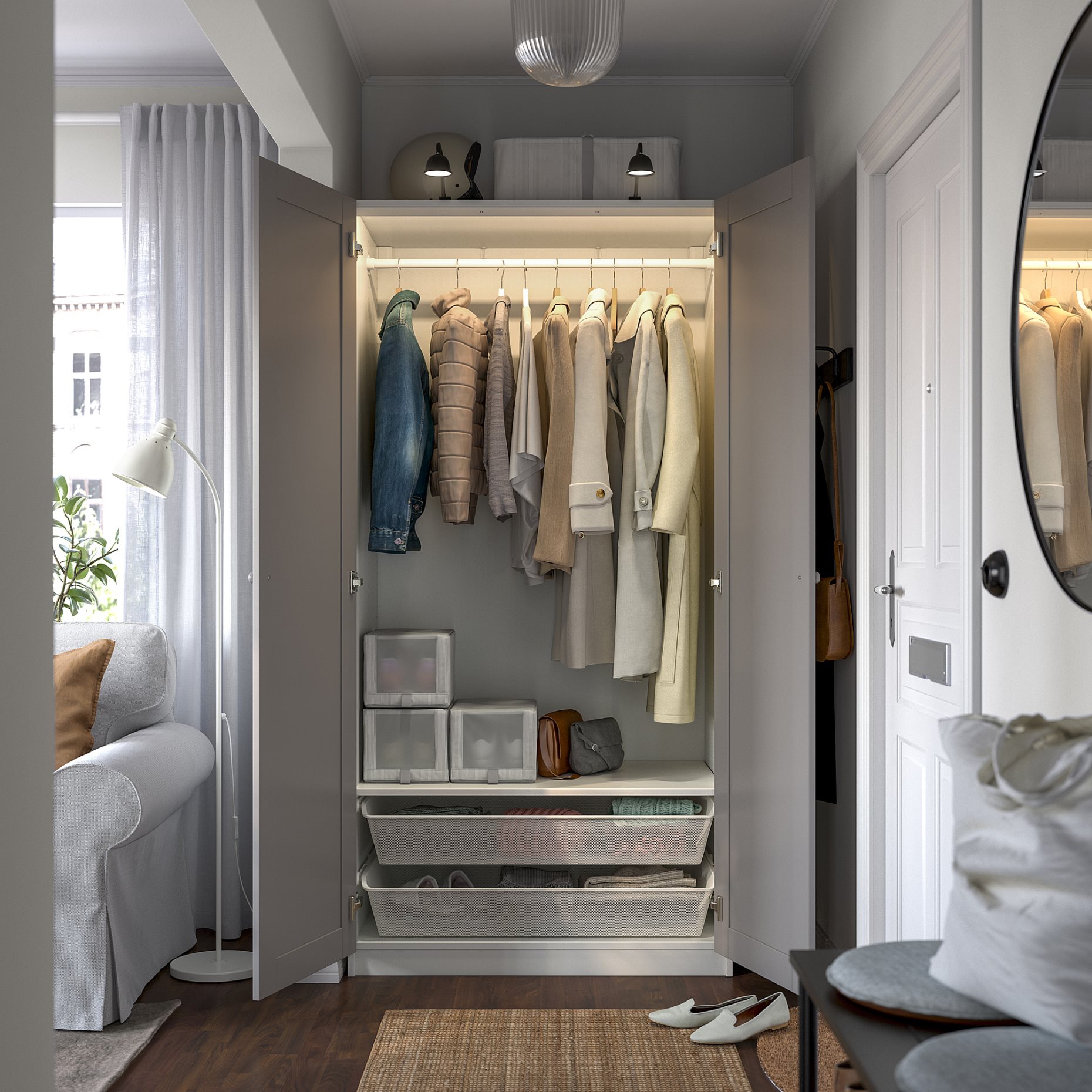 PAX/GULLABERG, Гардероб - комбинация, 795.629.88