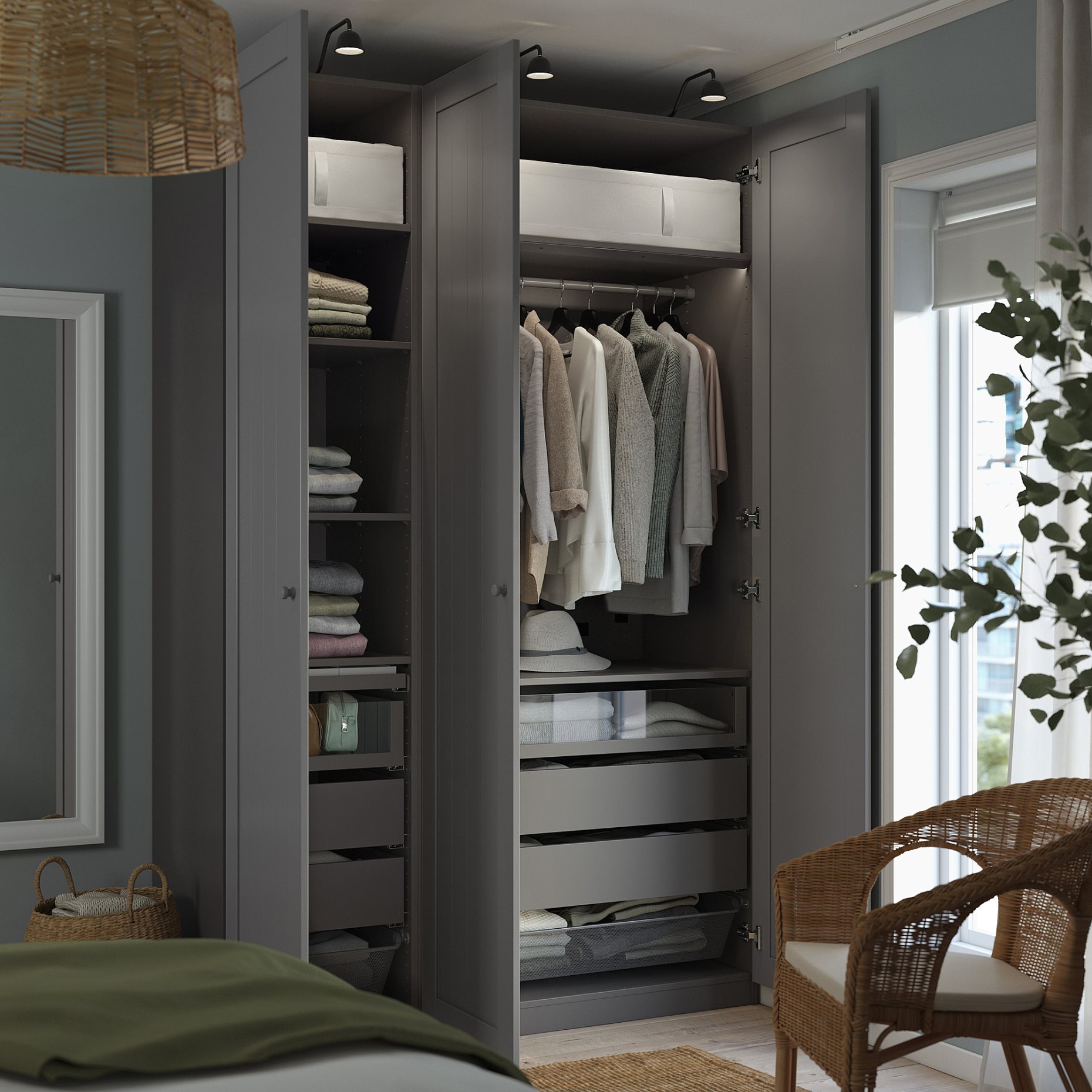 PAX/GULLABERG, Гардероб - комбинация, 795.635.77