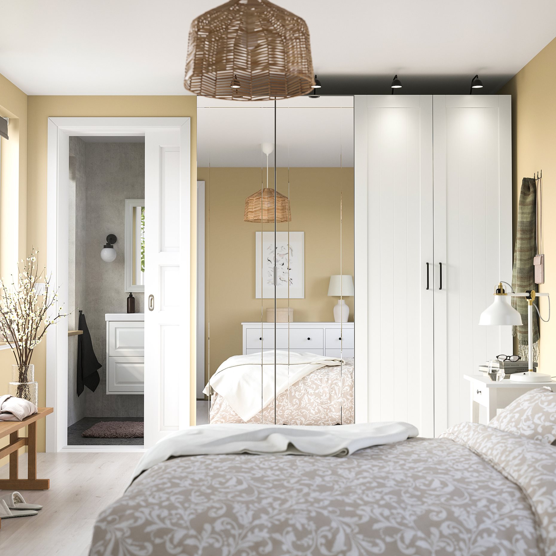 PAX/KAMMARTORP/GULLABERG, гардероб - комбинация, 795.725.86