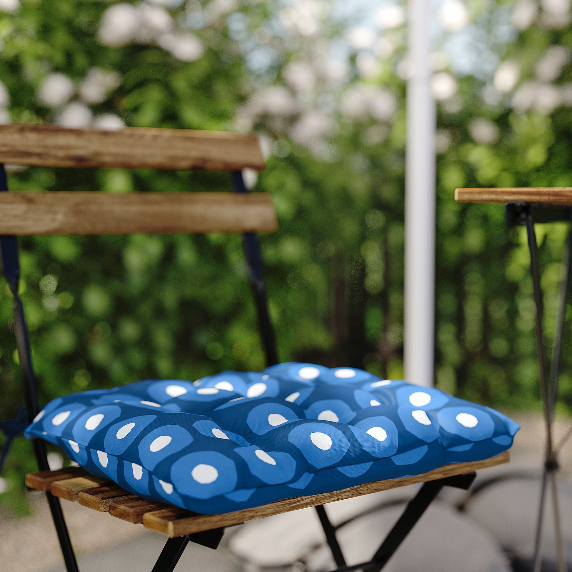 TÄRNÖ, градинска маса + 4 сгъваеми стола, 100x54 см, 795.761.84