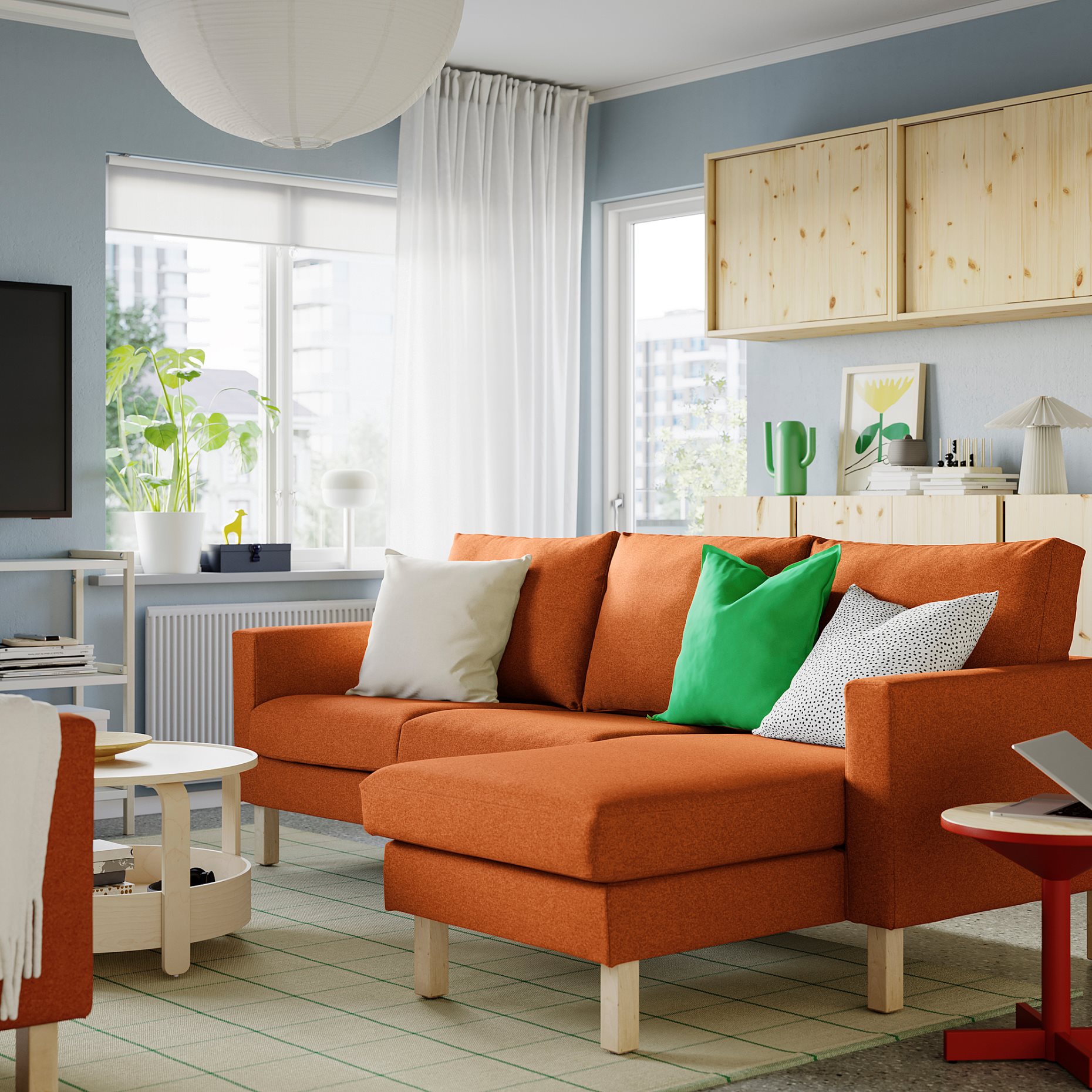 SALTSJÖBADEN, 3-местен диван с лежанка, 795.792.05