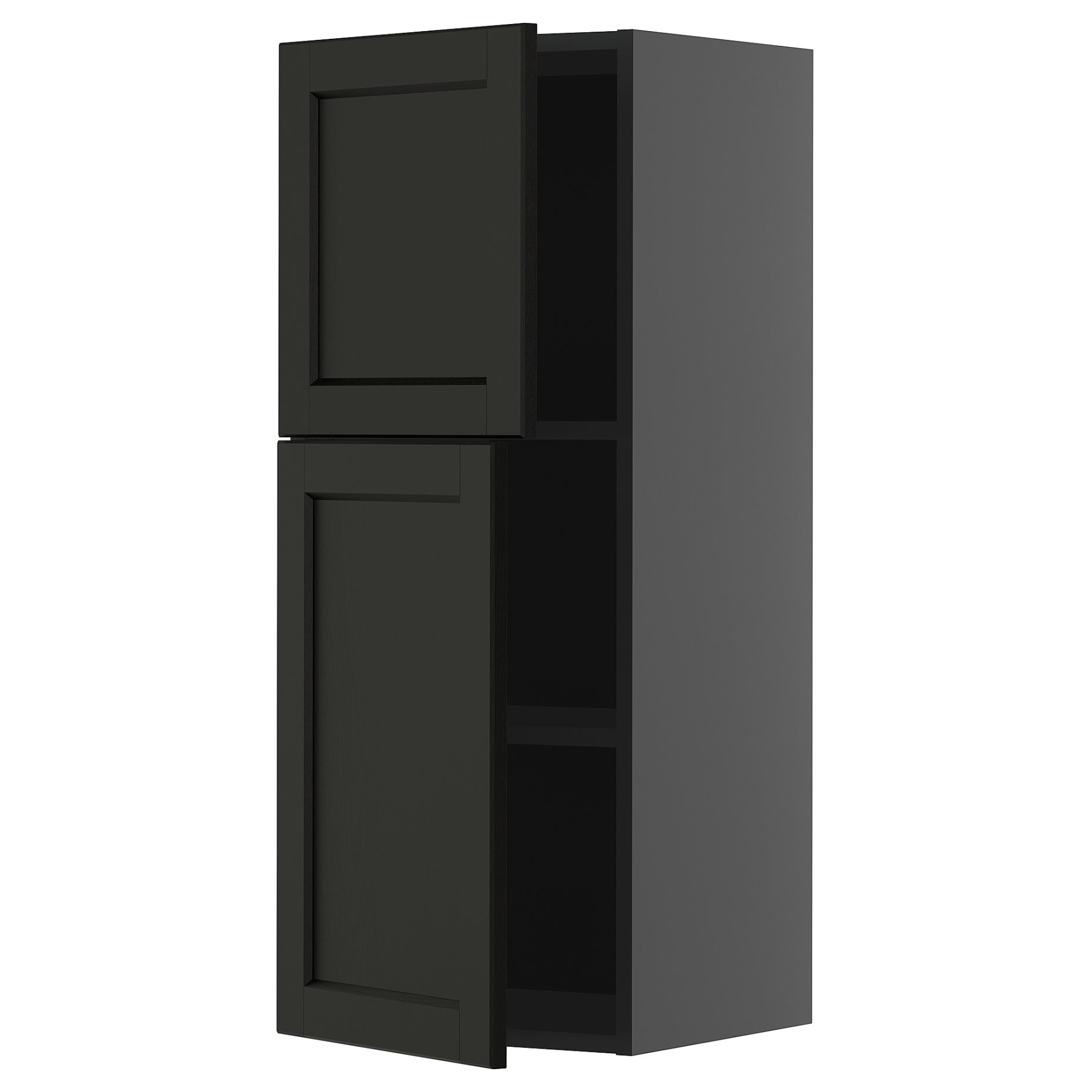 METOD, стенен шкаф с рафтове/2 вратички, 795.890.11