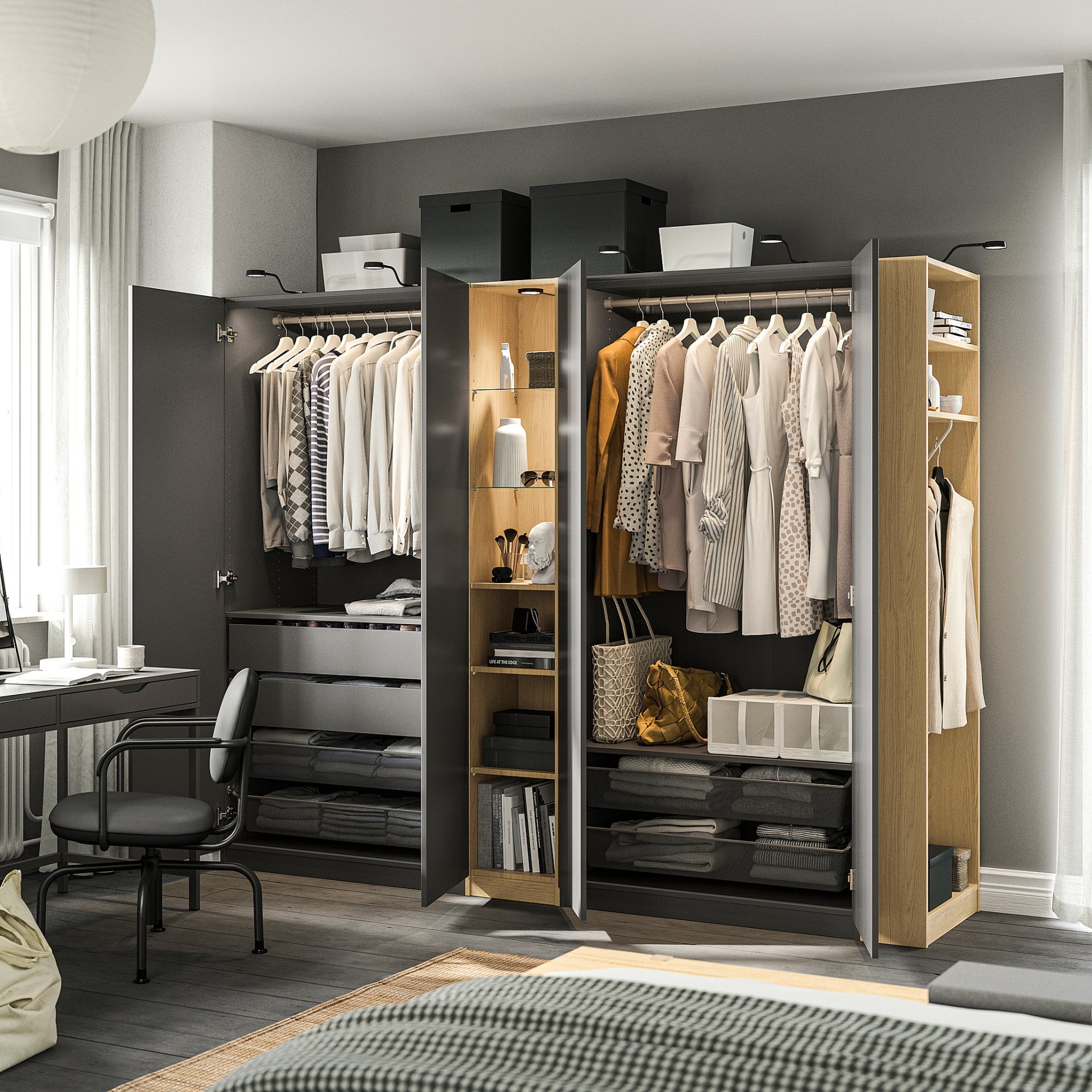 PAX/FORSAND, гардероб - комбинация, 796.073.45