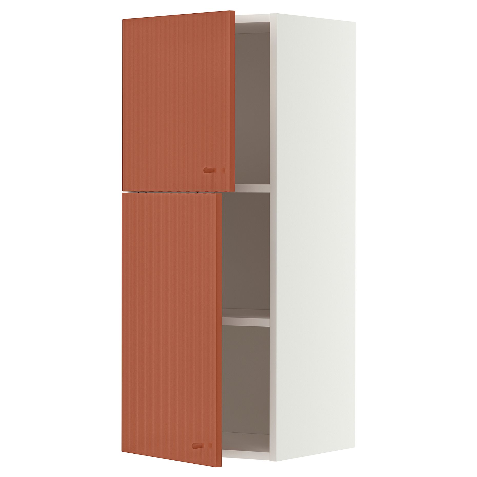 METOD, стенен шкаф с рафтове/2 вратички, 40x100 см, 796.119.36