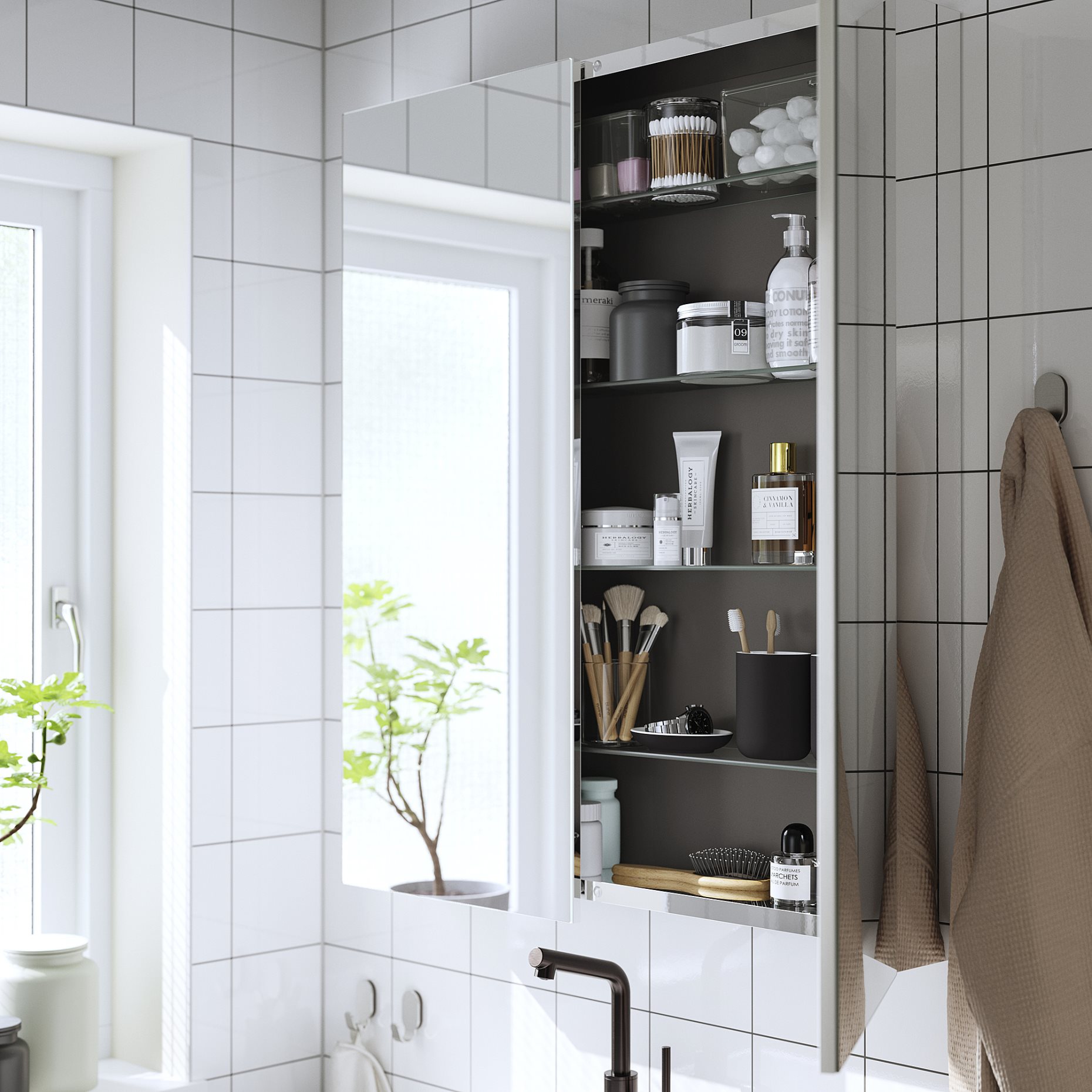LETTAN, огледален шкаф с врати, 805.349.23