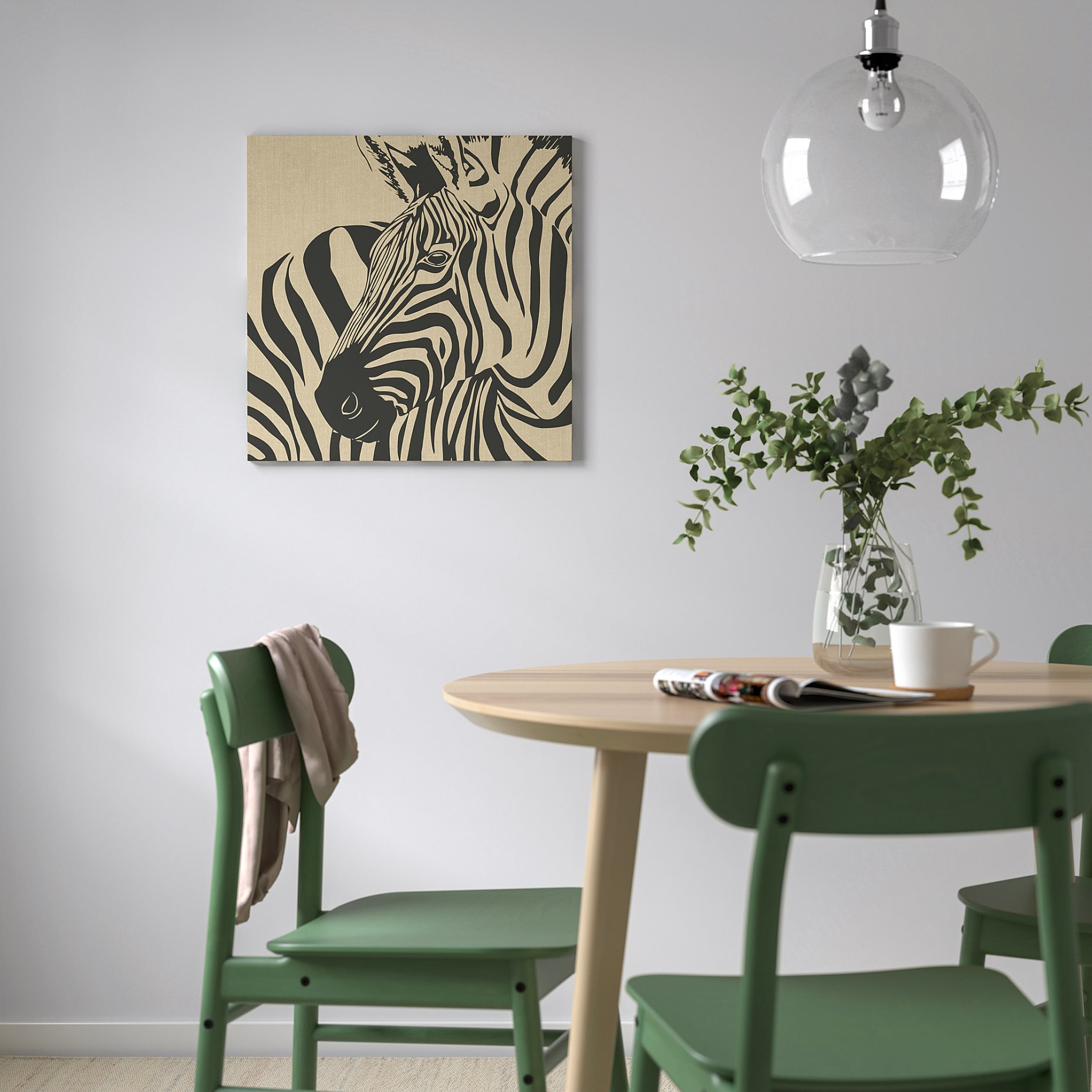 PJÄTTERYD, картина, зебра, 805.907.54