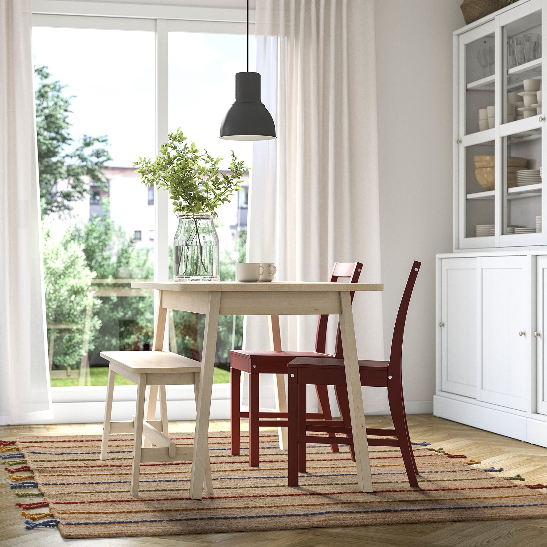 RAKLEV, килим, гладко тъкан, 806.108.89