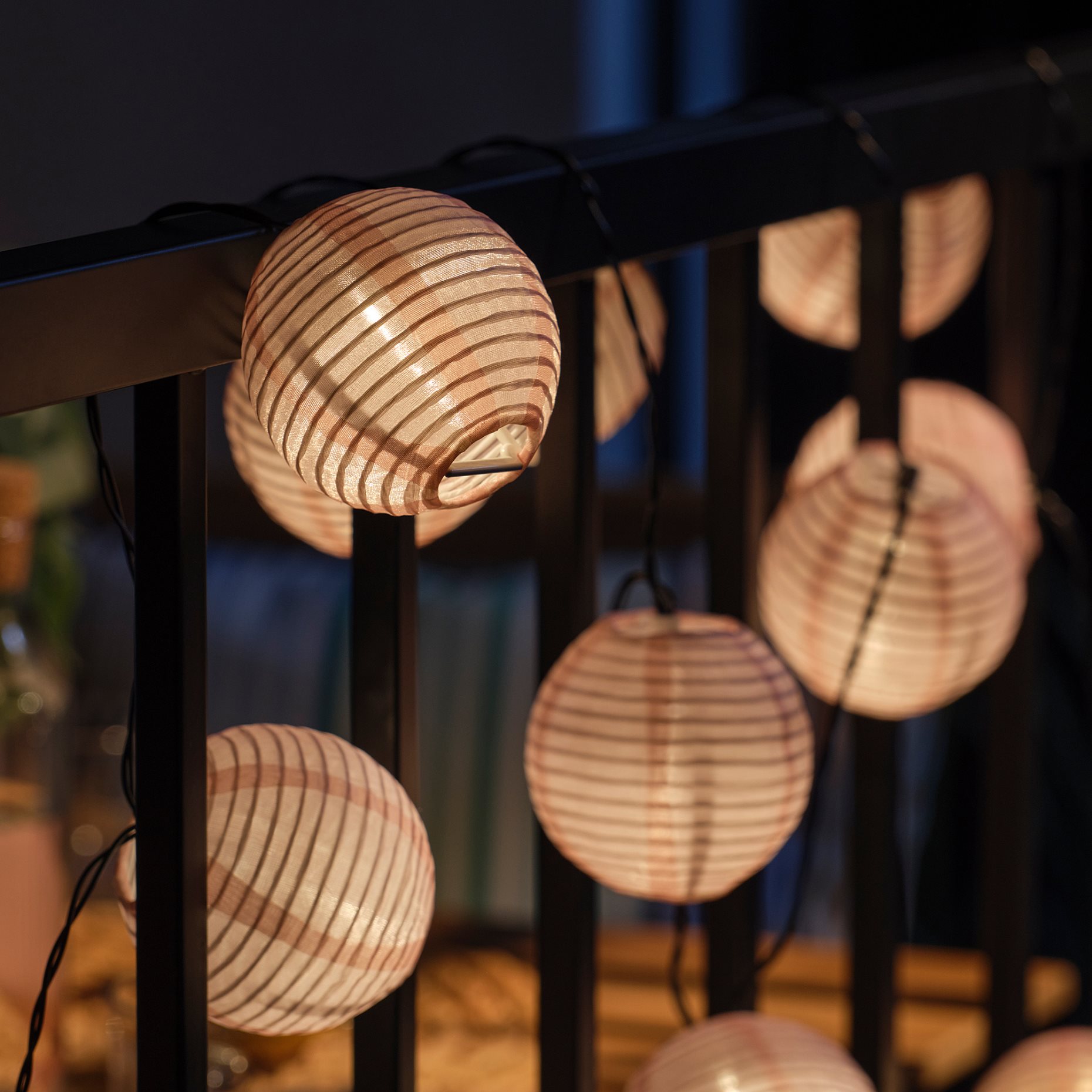 SOLVINDEN, LED гирлянда с 12 лампички, на батерии, 806.154.86