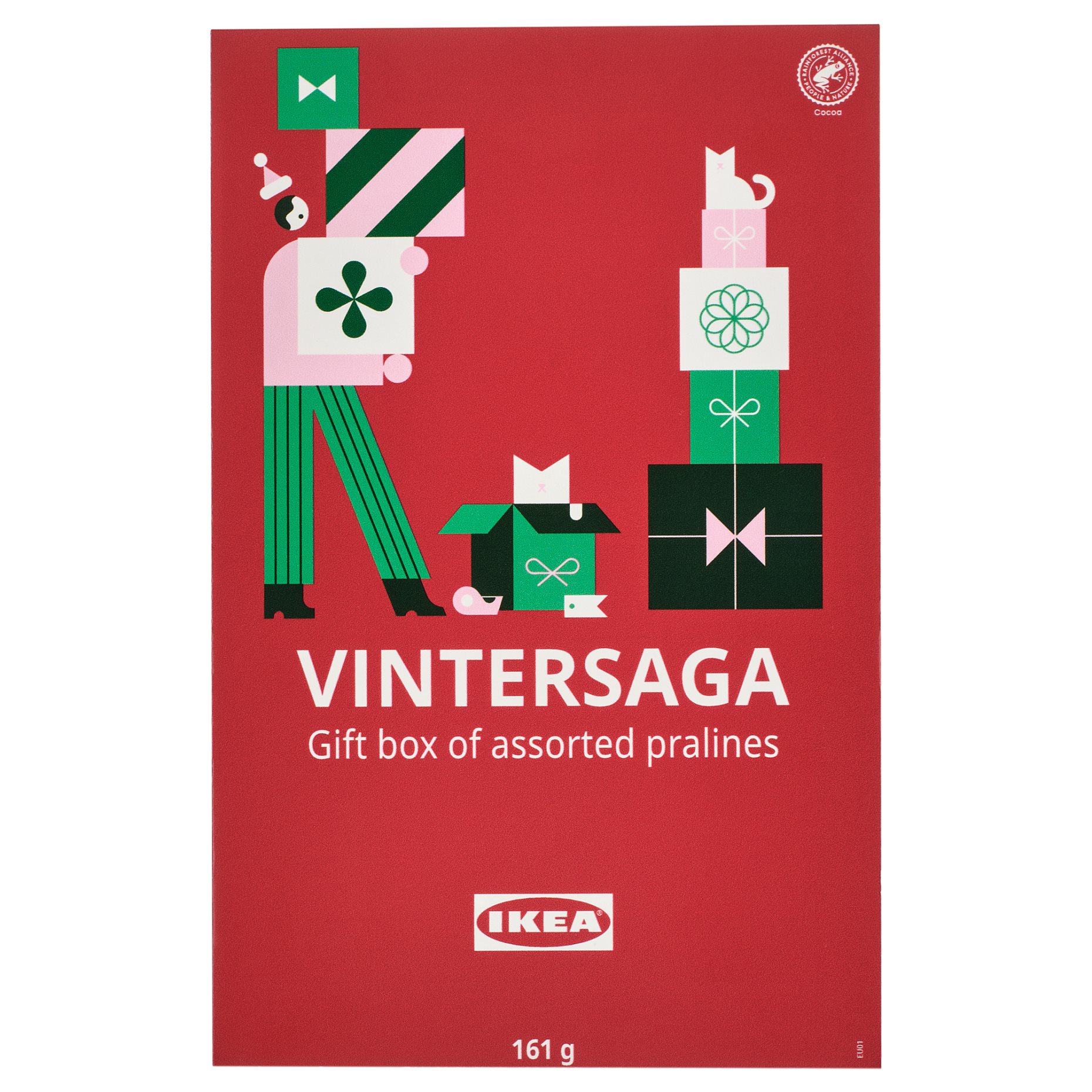 VINTERSAGA, Подаръчна кутия с различни видове бонбони, 806.181.35