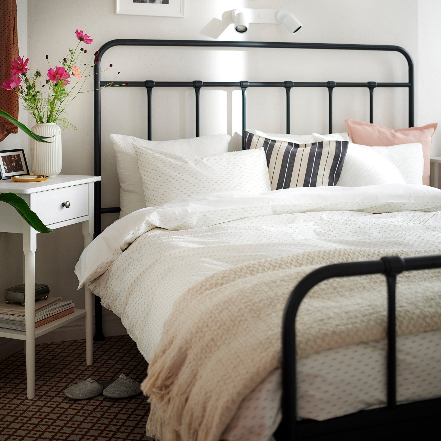 BANDKNIPPE, плик за завивка и калъфка, 150x200/50x60 см, 806.216.23