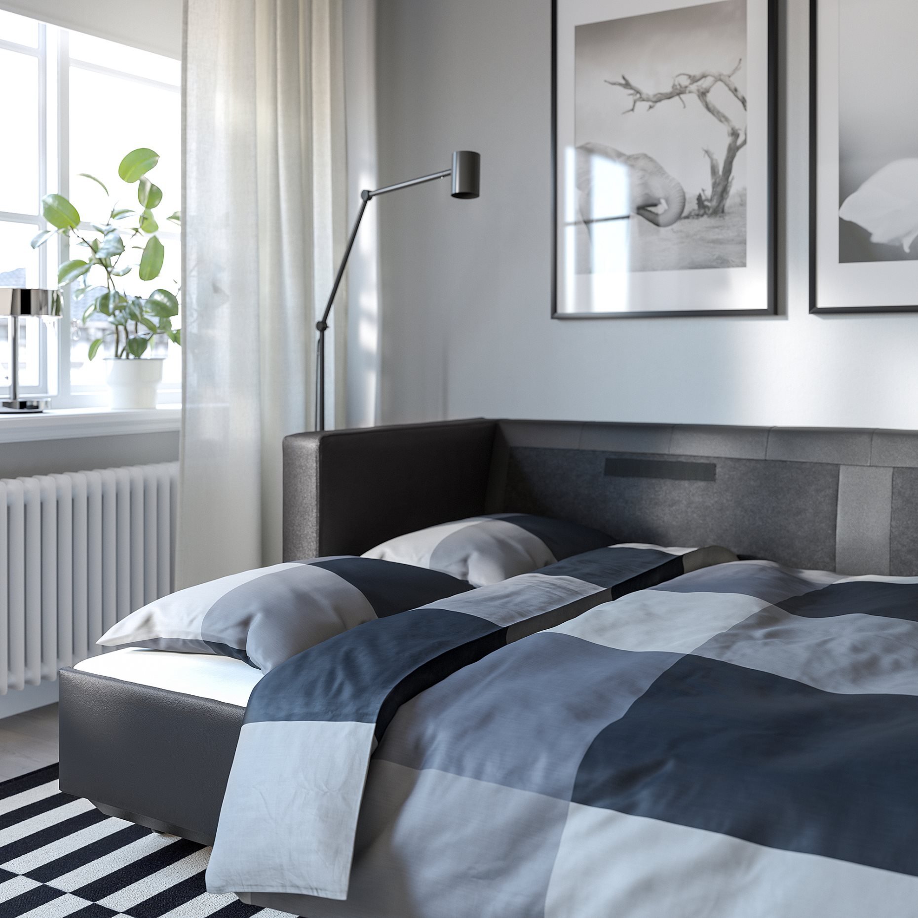 LANDSKRONA, 3-местен разтегателен диван, 894.898.84