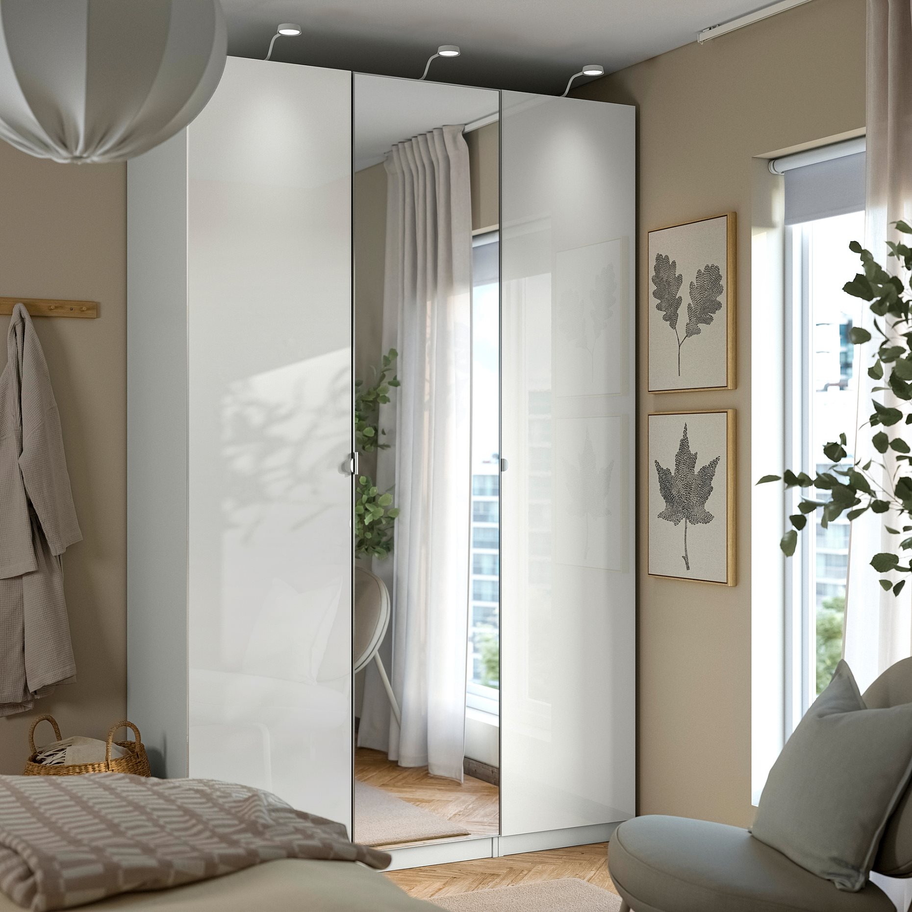 PAX/FARDAL/AHEIM, гардероб - комбинация, 895.023.57