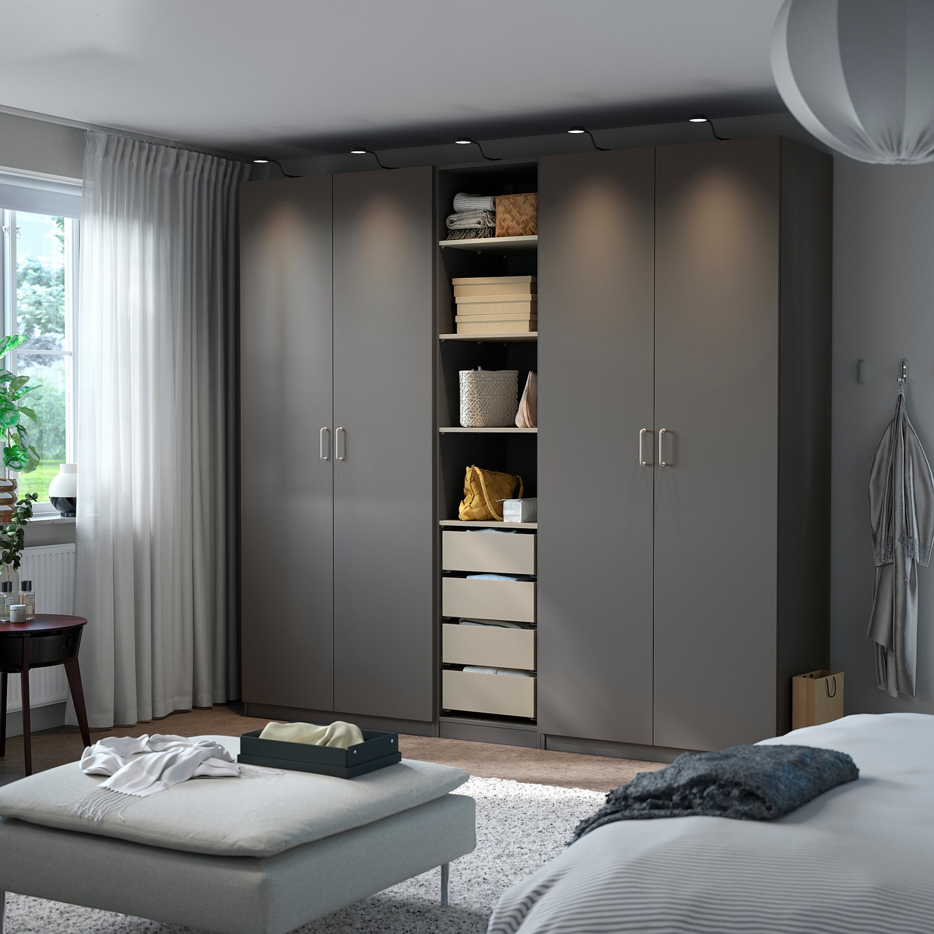 PAX/FORSAND, гардероб - комбинация, 895.543.94