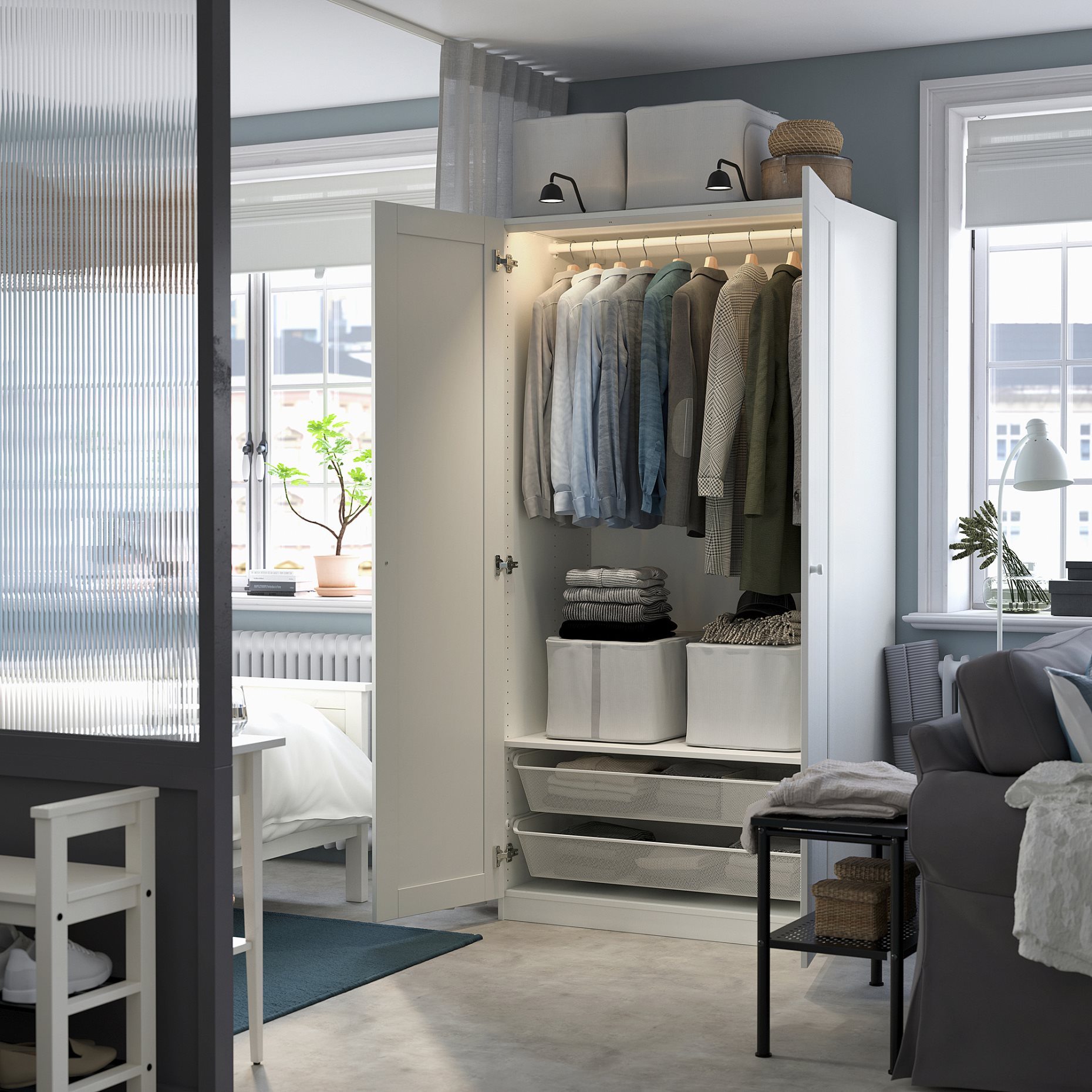 PAX/GULLABERG, Гардероб - комбинация, 895.629.78