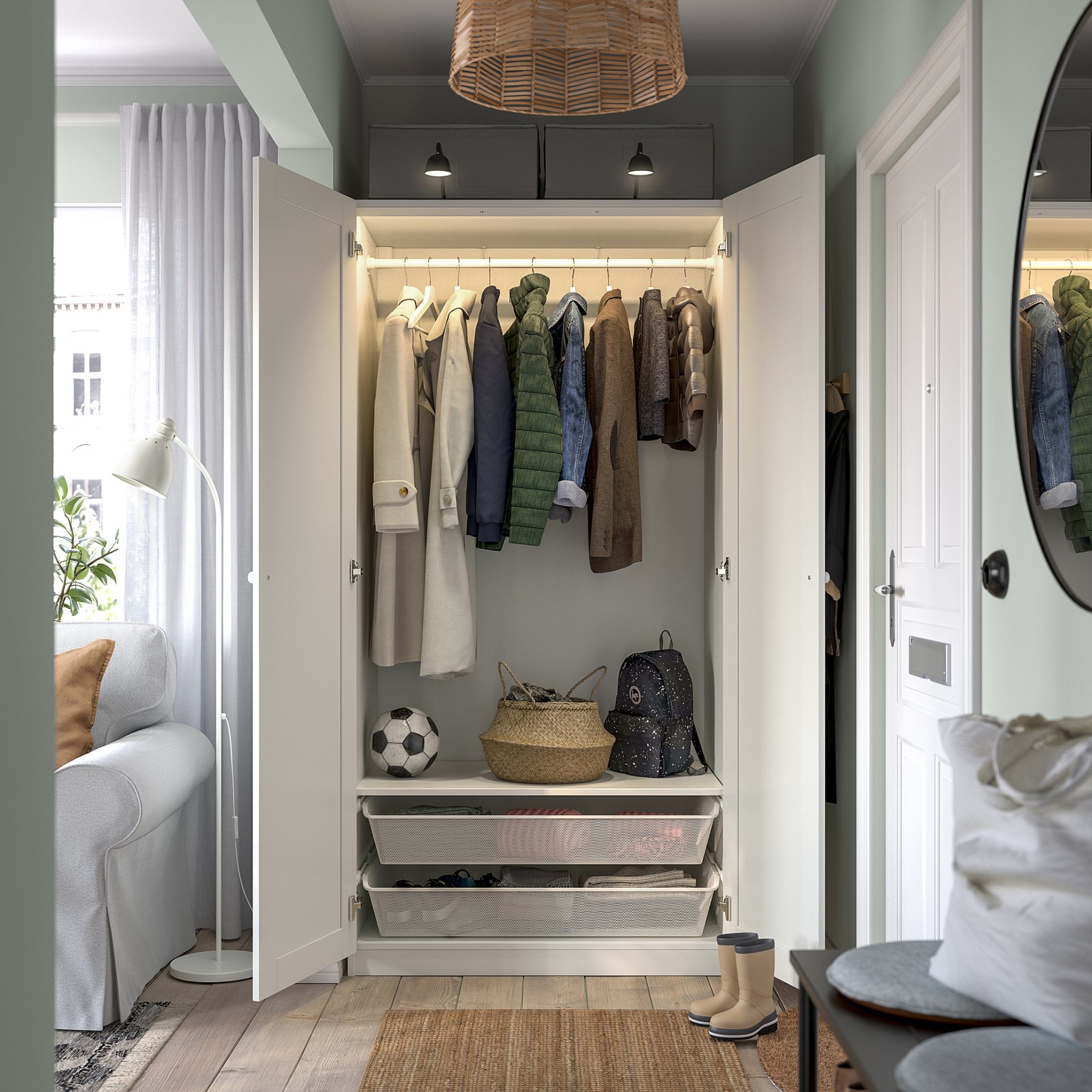 PAX/GULLABERG, Гардероб - комбинация, 895.629.78