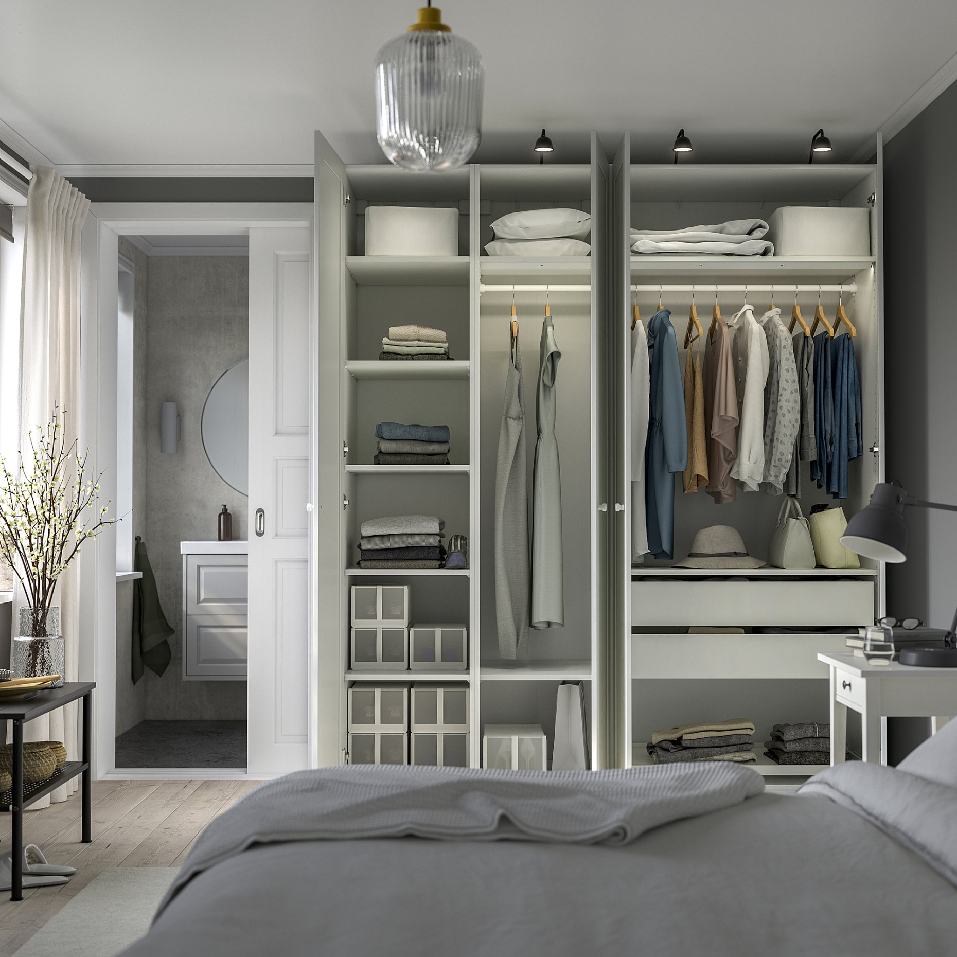 PAX/GULLABERG, Гардероб - комбинация, 895.637.51