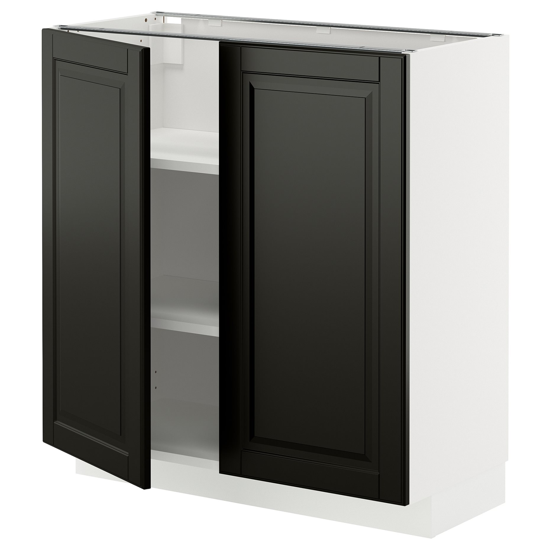METOD, долен шкаф с рафтове/2 вратички, 895.788.56