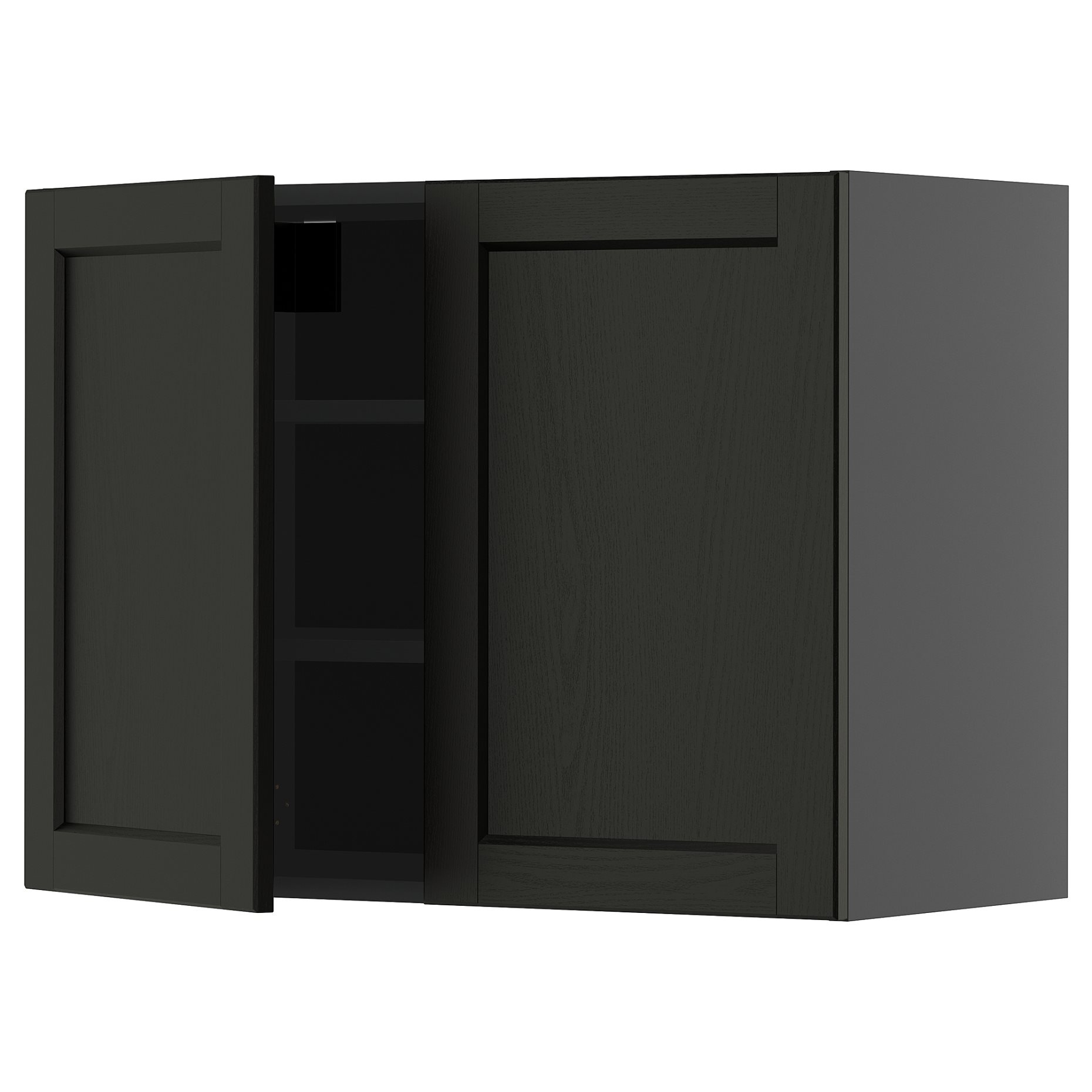 METOD, стенен шкаф с рафтове/2 вратички, 895.871.01