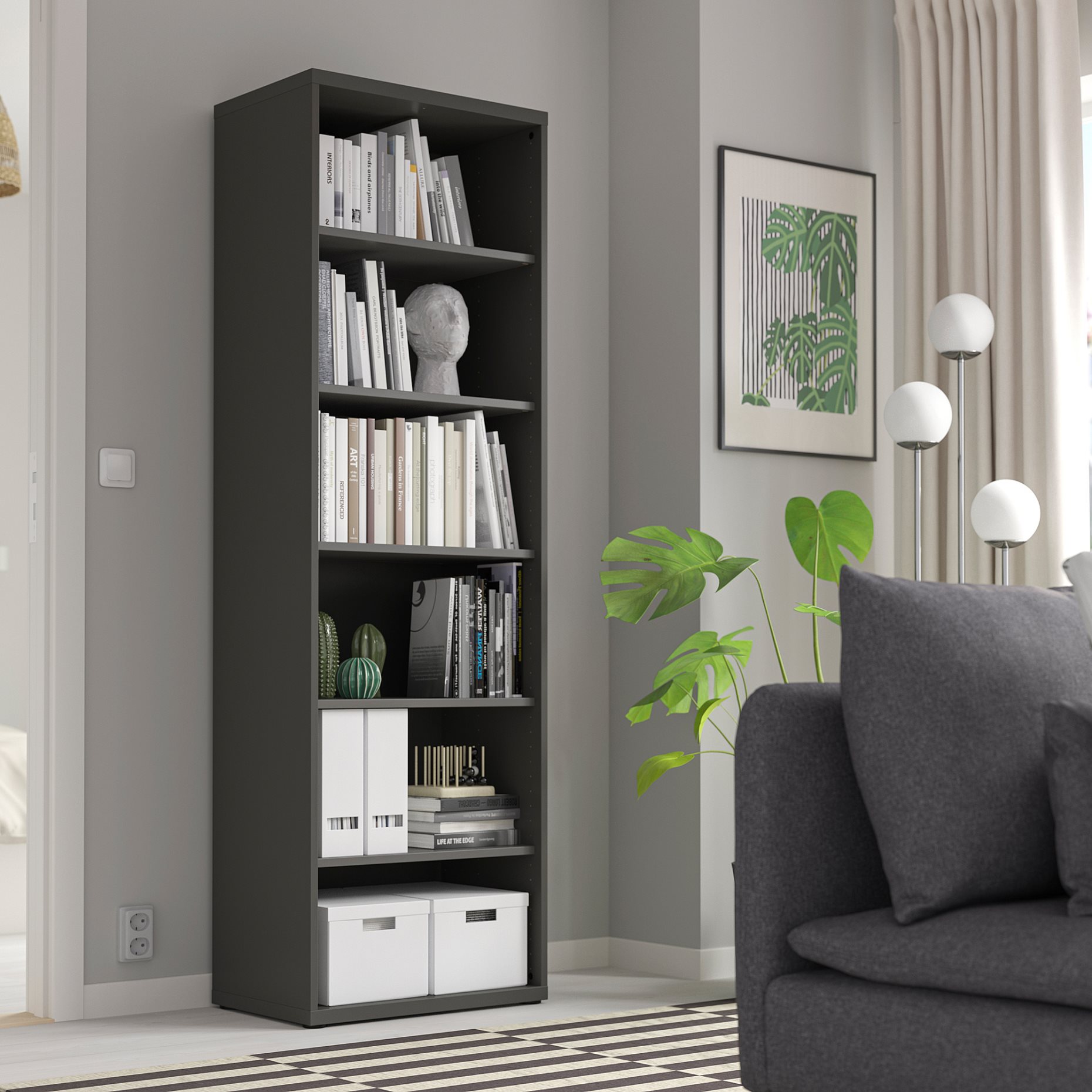 BESTÅ, етажерка, с 5 рафта, 895.904.05