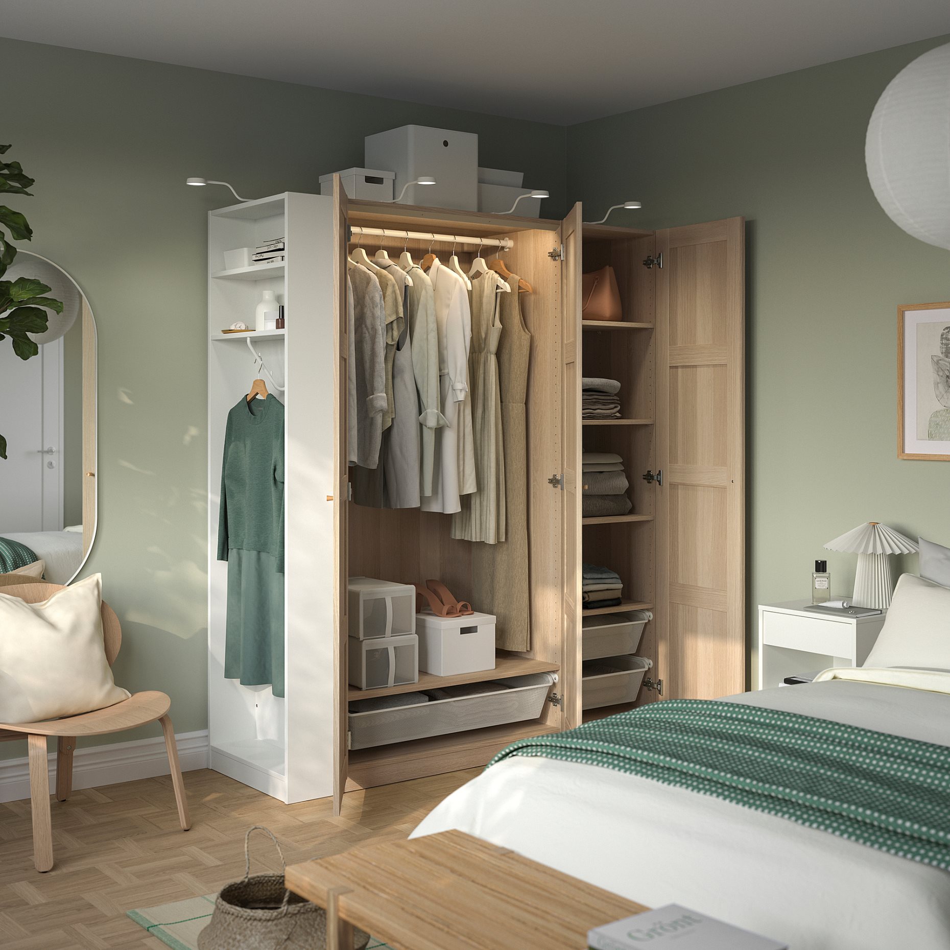 PAX/BERGSBO, гардероб - комбинация, 896.069.44