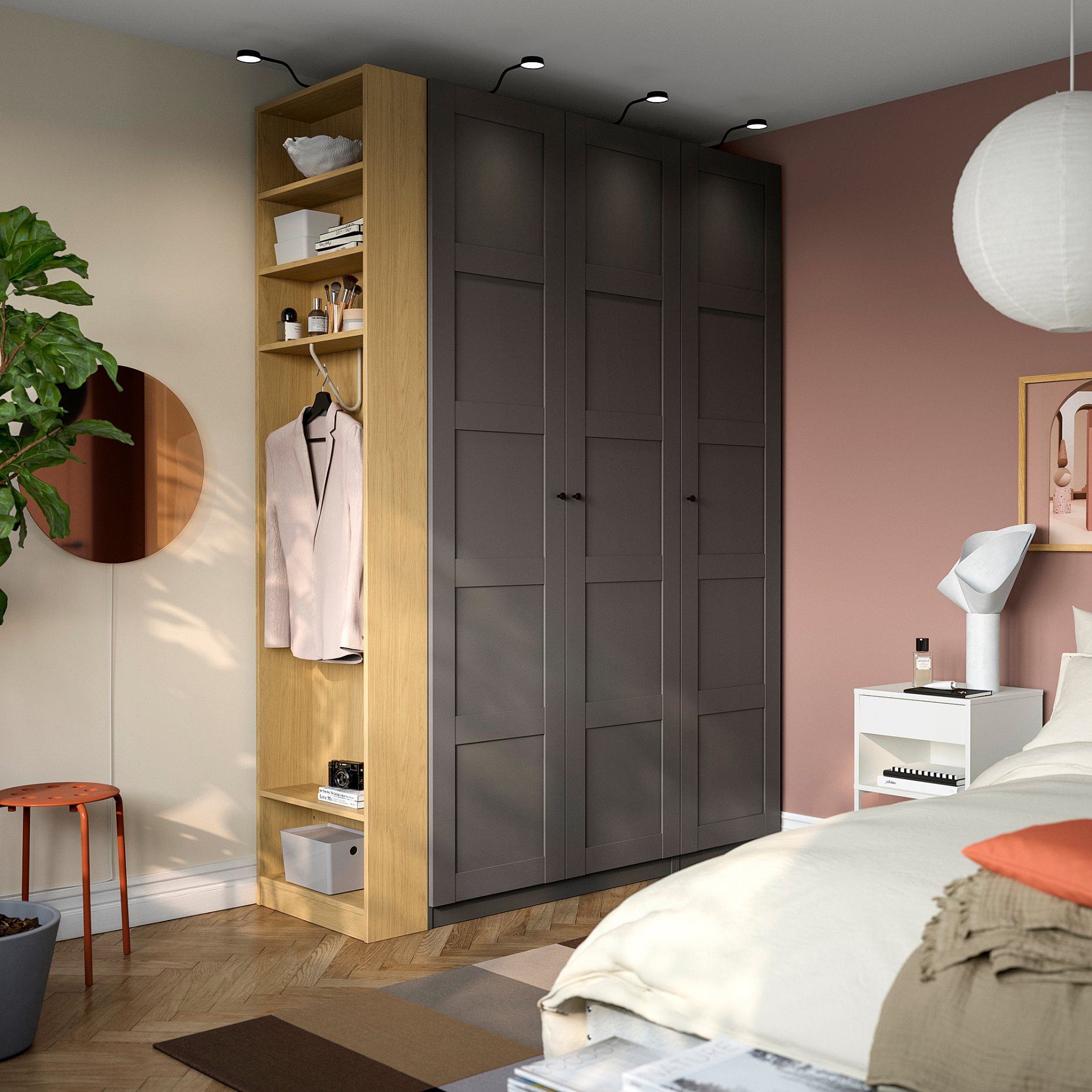 PAX/BERGSBO, гардероб - комбинация, 896.069.58