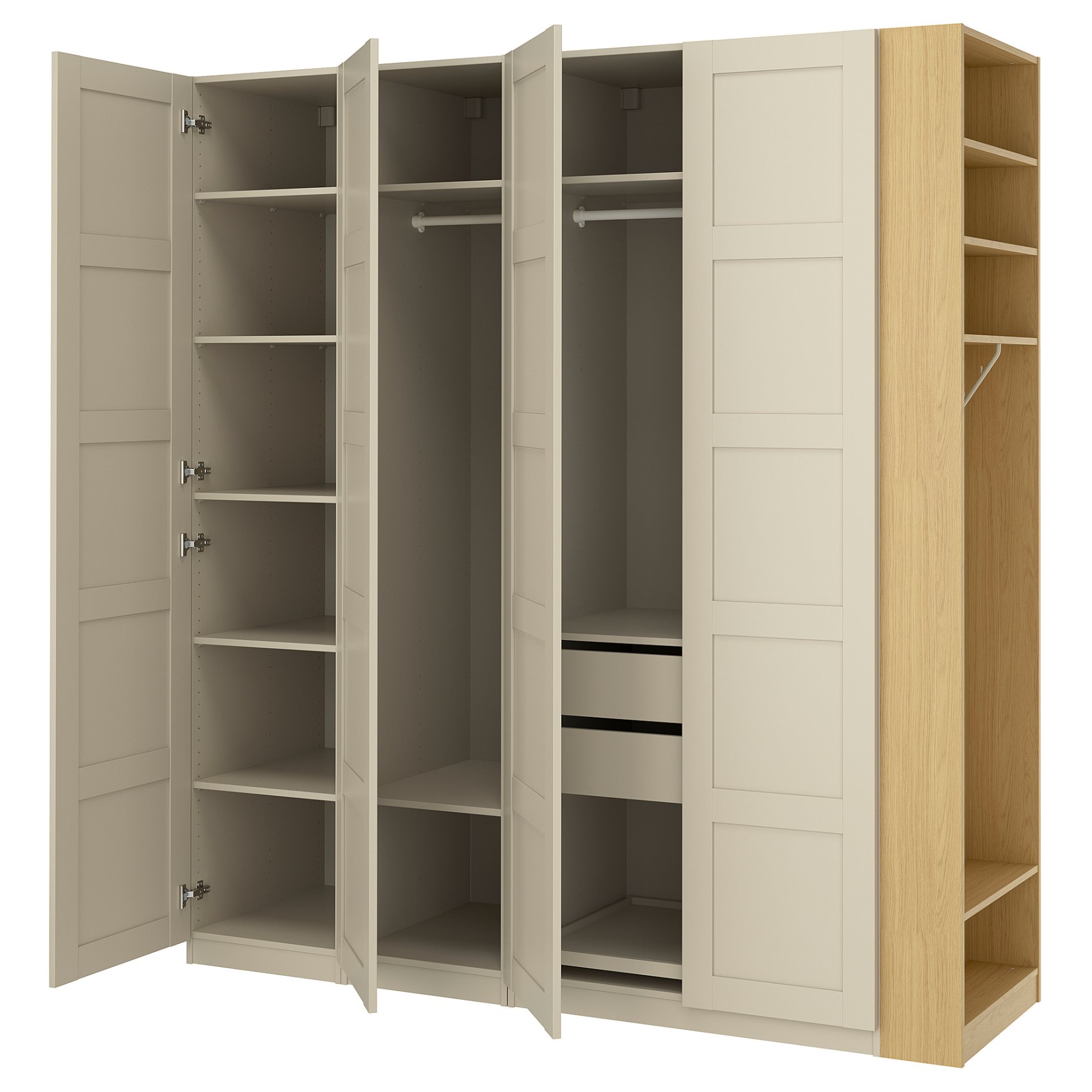 PAX/BERGSBO, гардероб - комбинация, 896.070.95