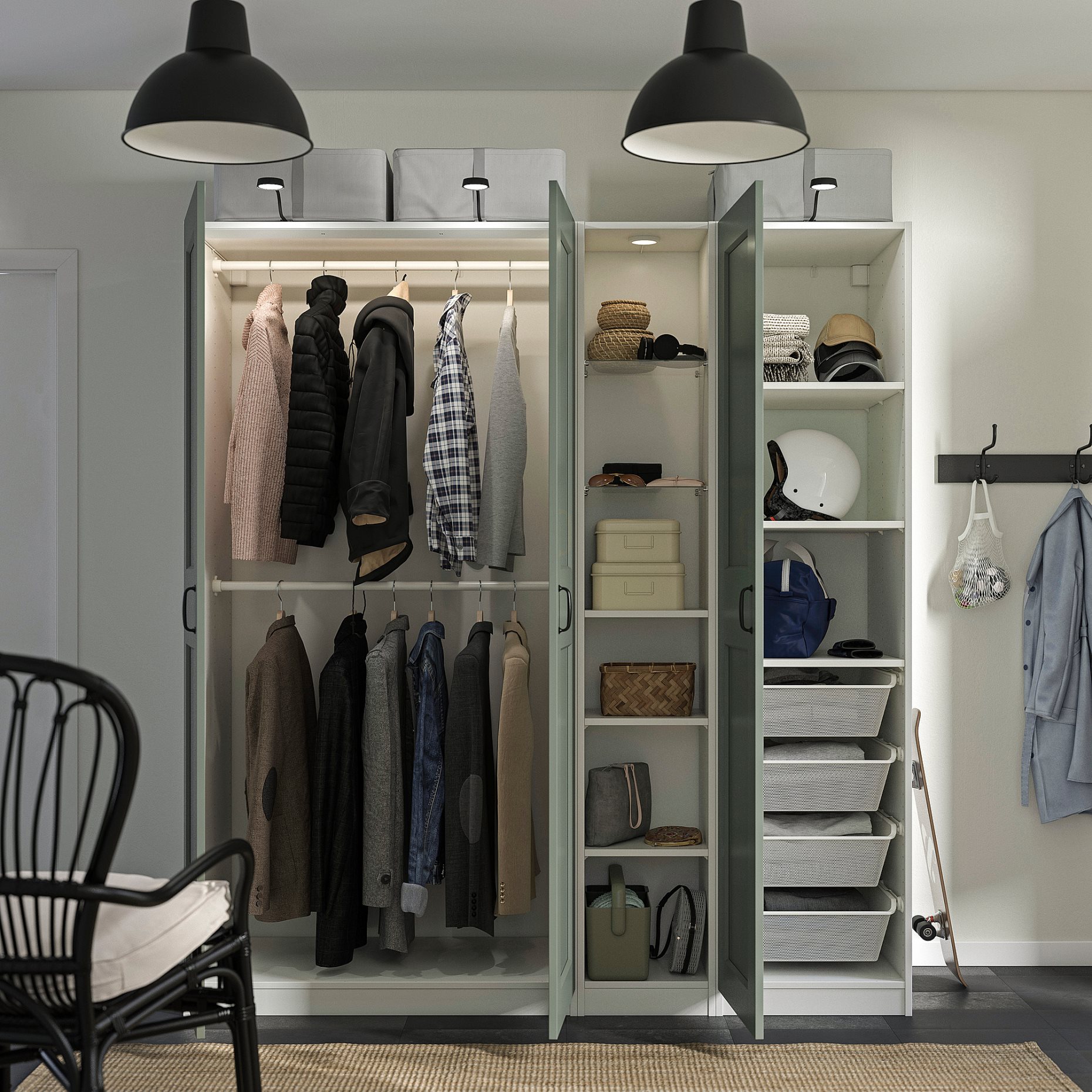 PAX/GRIMO, гардероб - комбинация, 896.071.56