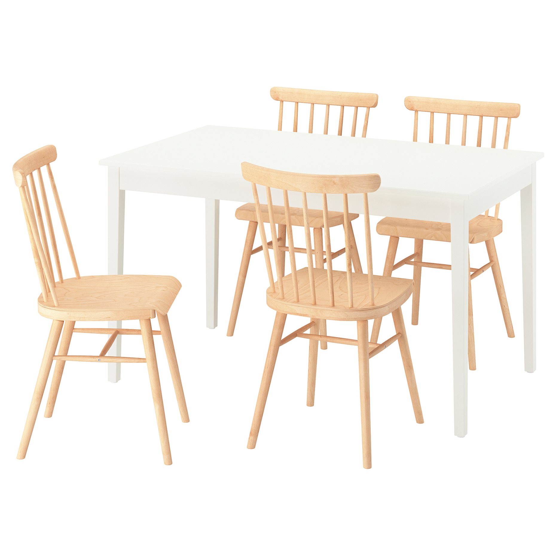 NÄSINGE/HÖGVED, маса и 4 стола, 896.101.49