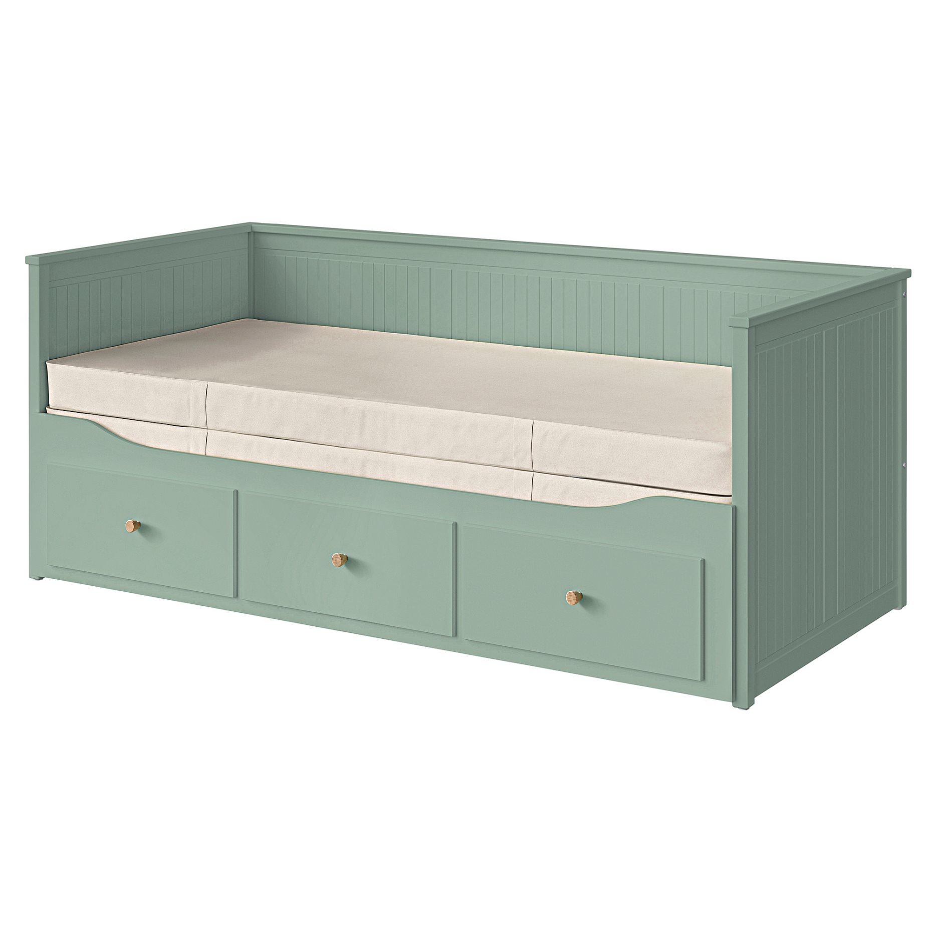 HEMNES, кушетка с 3 чекмеджета/2 матрака, 896.102.29