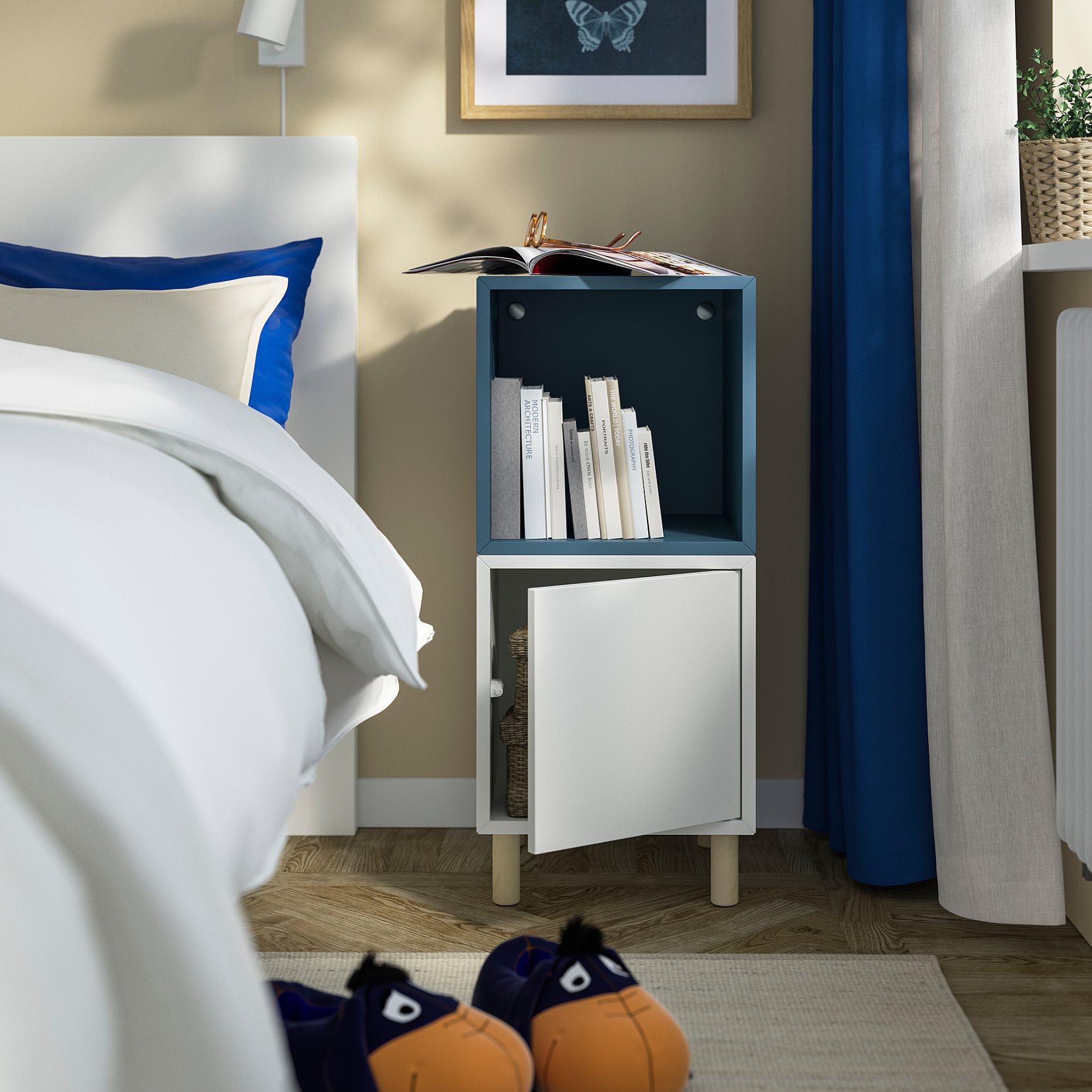 EKET, комбинация шкаф с крака, 35x35x80 см, 896.118.08