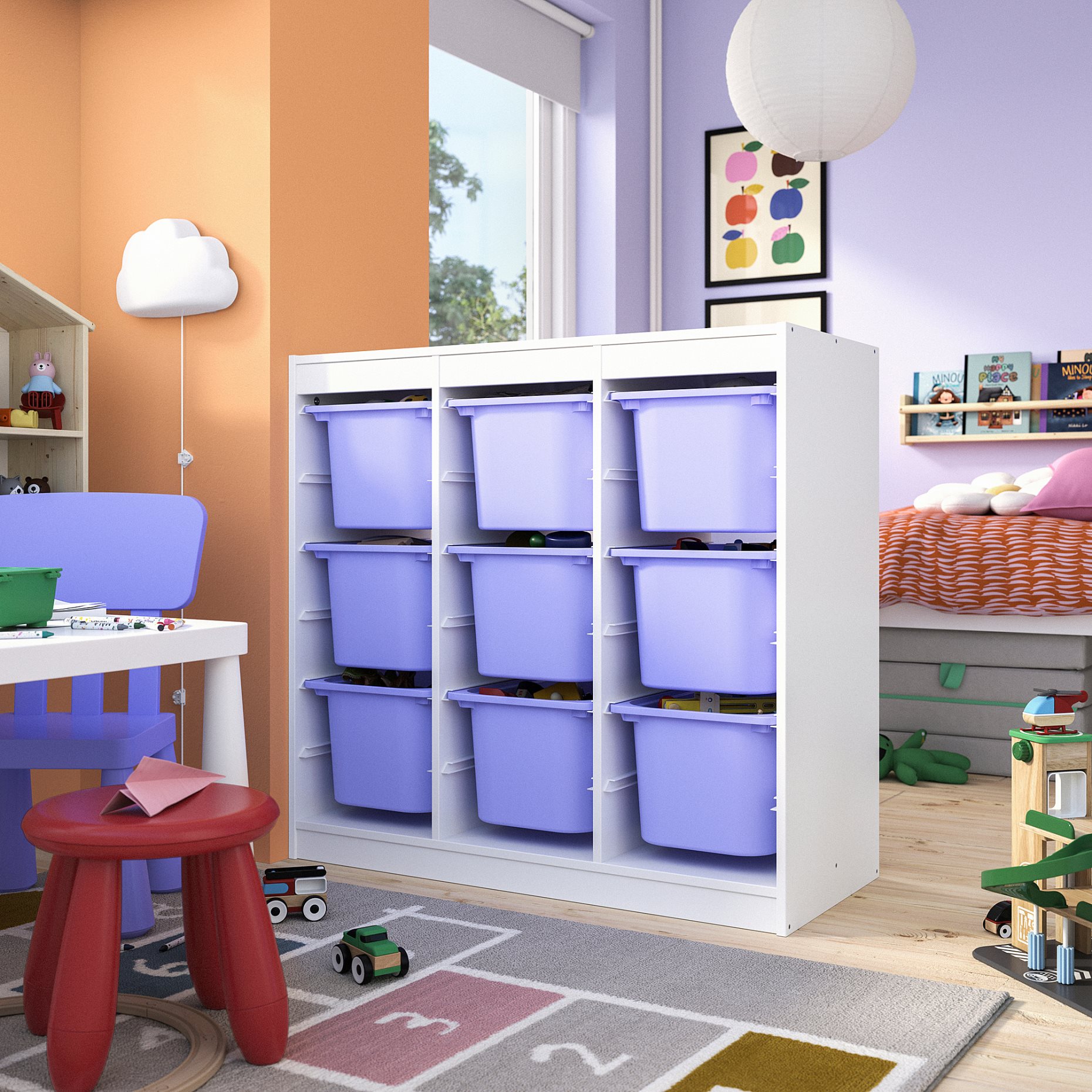 TROFAST, секция с кутии, 99x44x94 см, 896.131.00